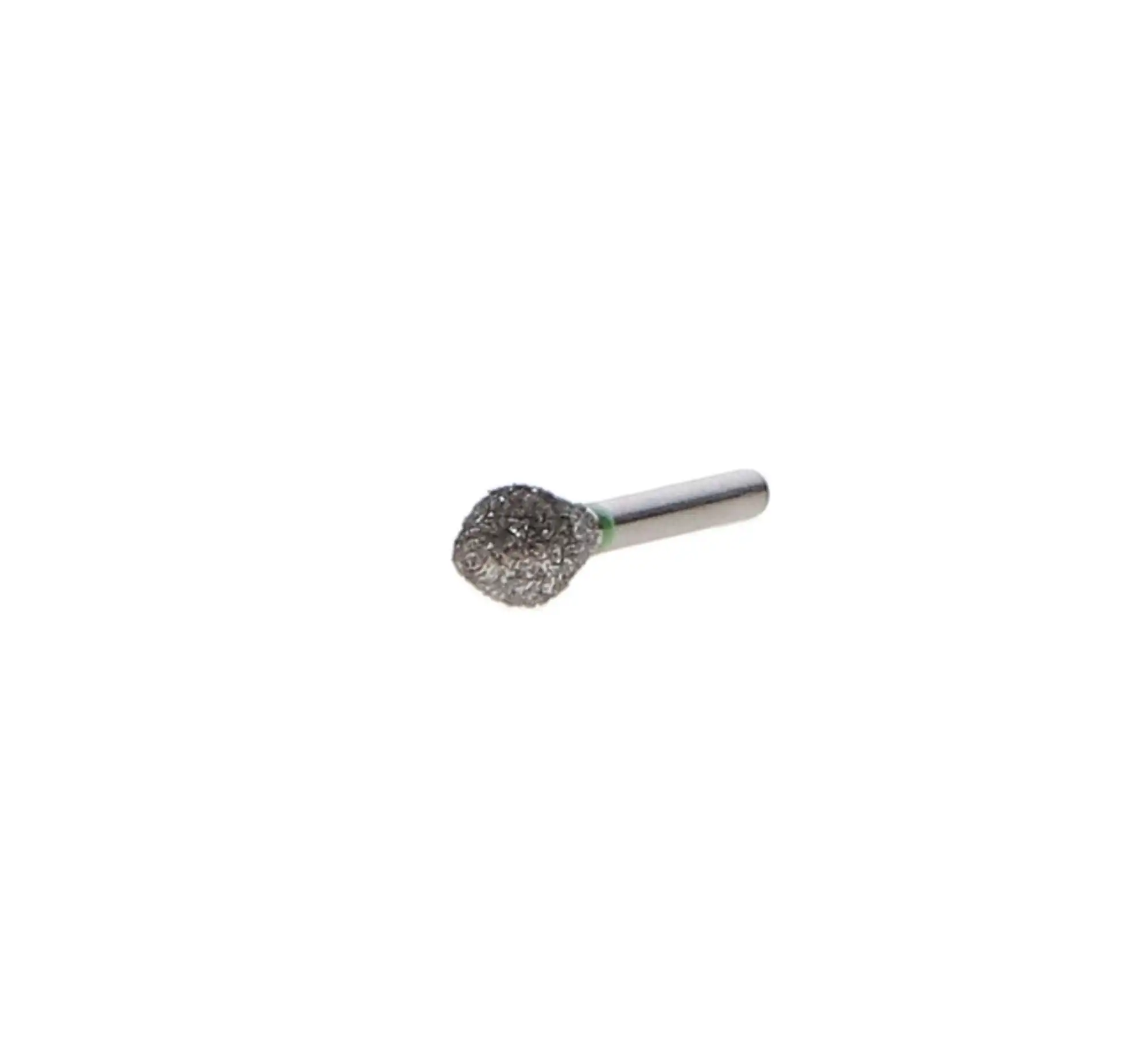 NTI Diamond Bur, FG, Barrel Flat End, #811-037 / C811-037, 3.7 mm, Coarse, Green, 5/Pk thumbnail 2