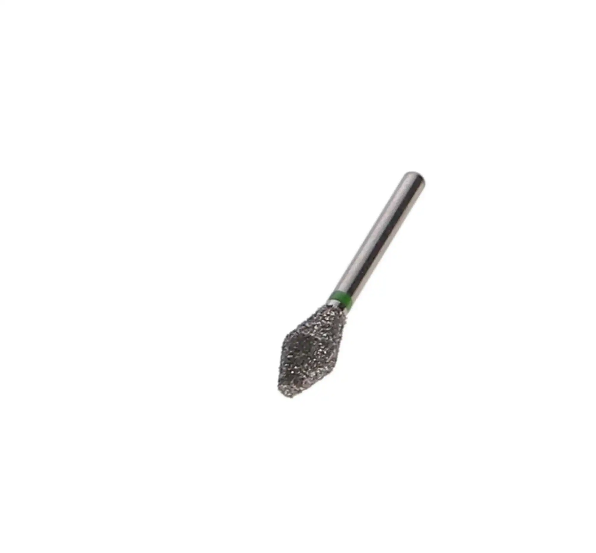 NTI Diamond Bur, FG, Barrel Flat End, #811-037 / C811-037, 3.7 mm, Coarse, Green, 5/Pk thumbnail 3