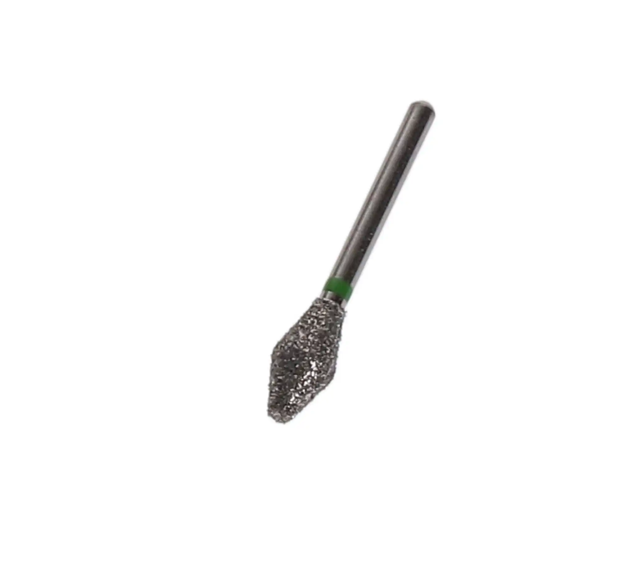 NTI Diamond Bur, FG, Barrel Flat End, #811-037 / C811-037, 3.7 mm, Coarse, Green, 5/Pk thumbnail 4