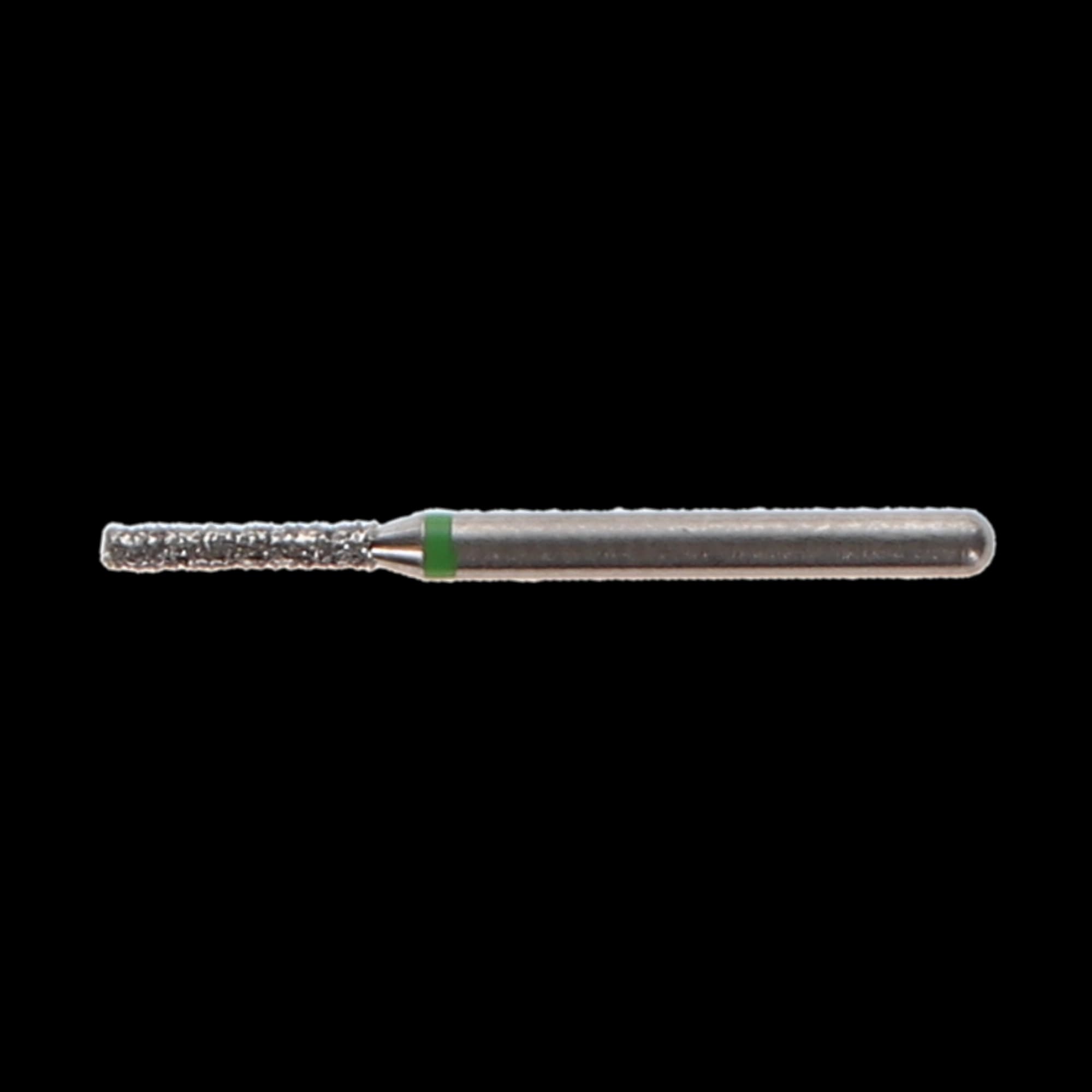 NTI Diamond Bur, FG, Cylinder Flat End, #C836-010, 1.0 mm, Coarse, Green, 5/Pk thumbnail 2