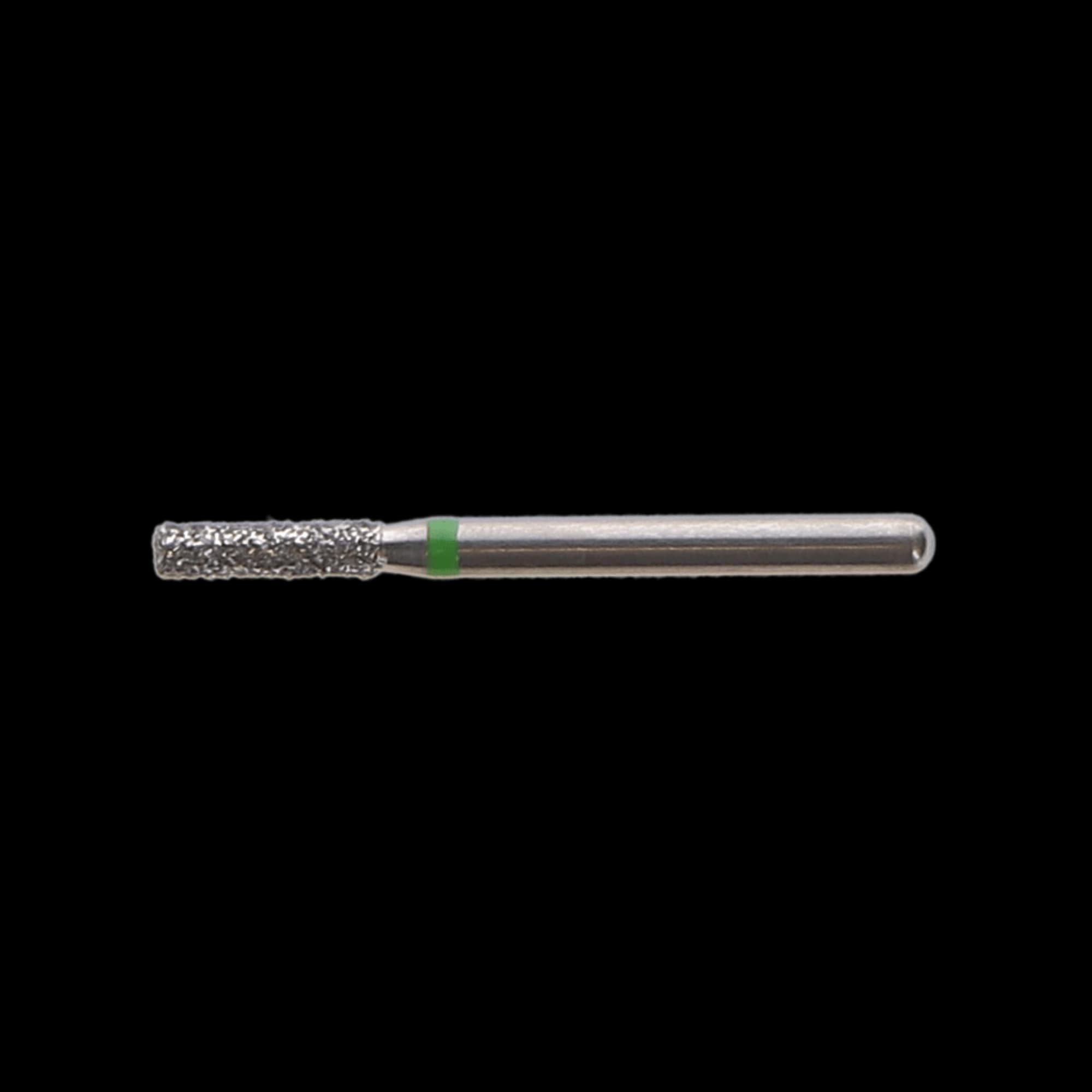 NTI Diamond Bur, FG, Cylinder Flat End, #C836-014, 1.4 mm, Coarse, Green, 5/Pk thumbnail 2