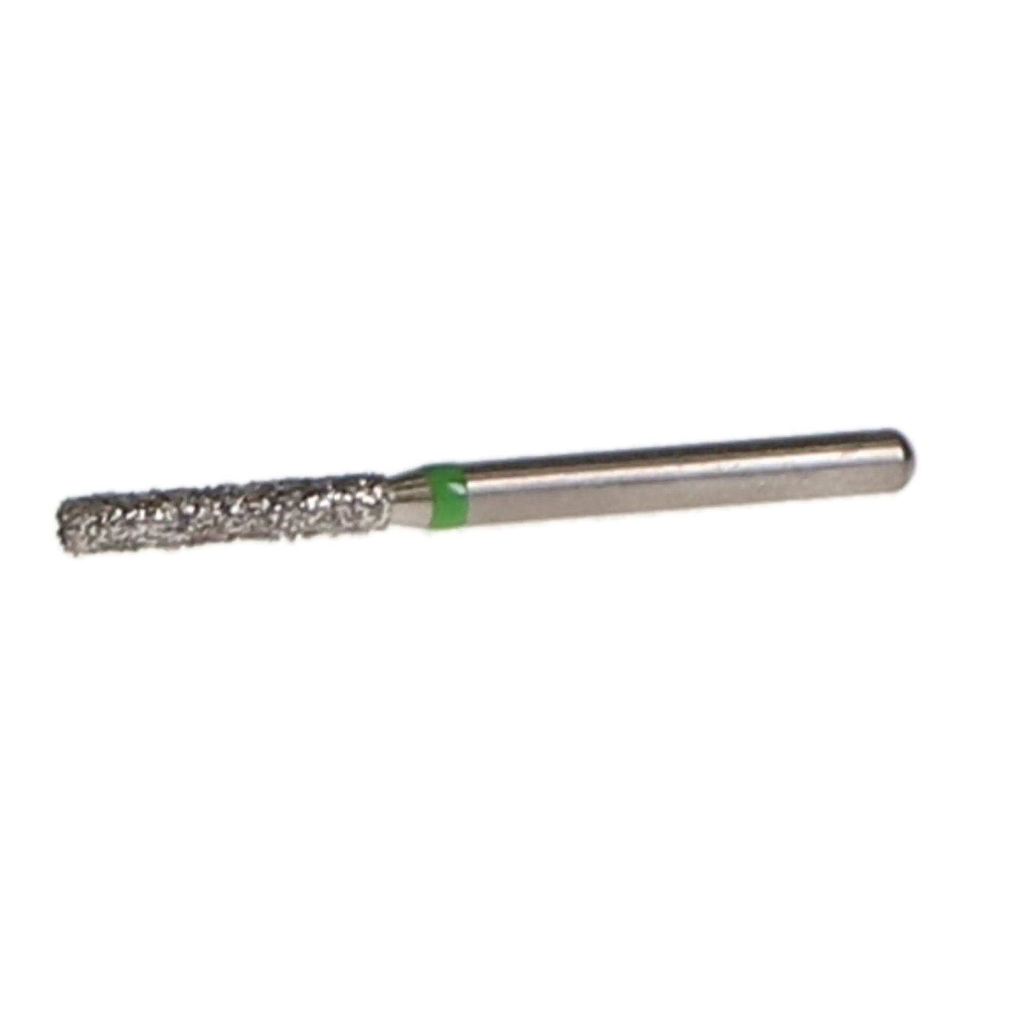 NTI Diamond Bur, FG, Cylinder Flat End, #C837-014, 1.4 mm, Coarse, Green, 5/Pk thumbnail 2