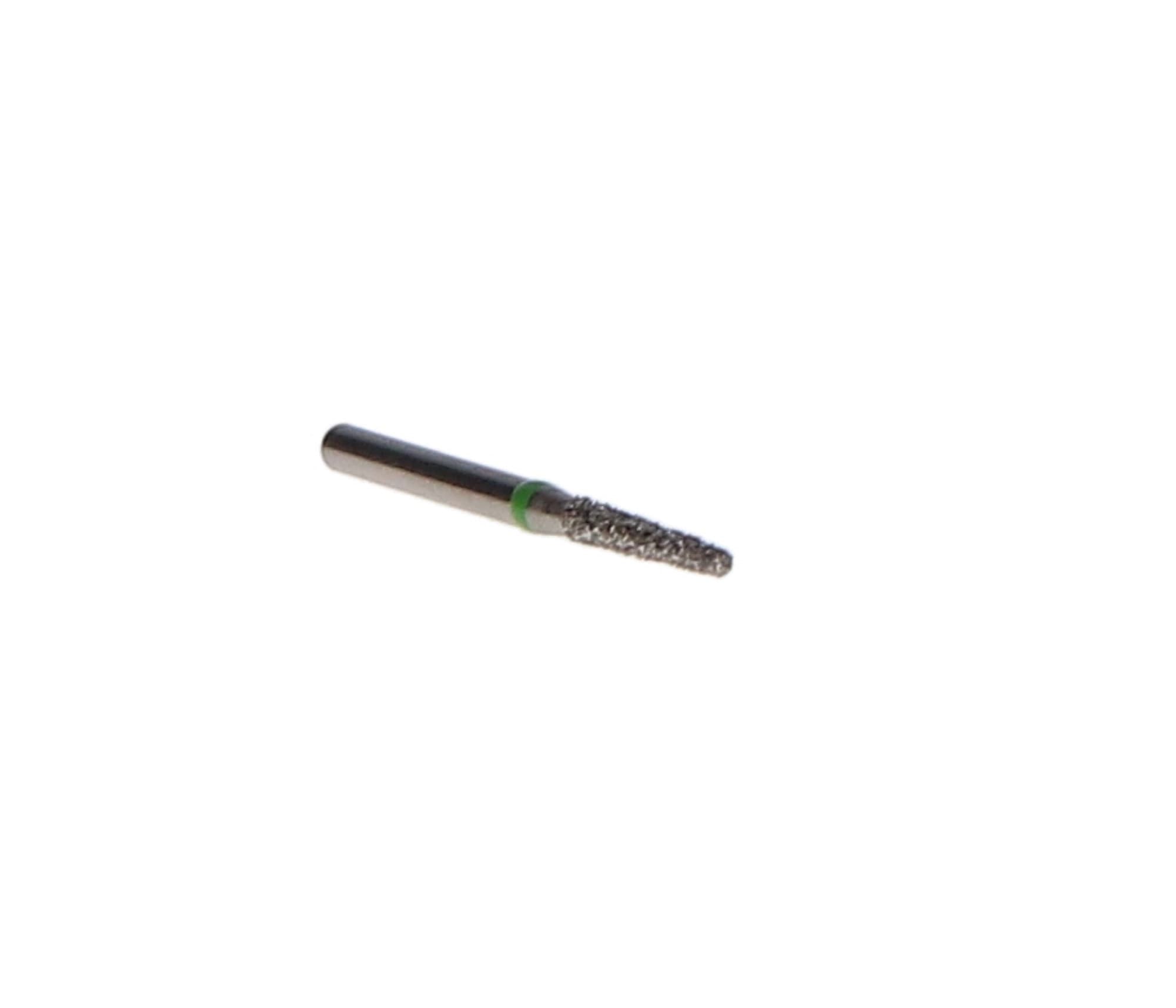 NTI Diamond Bur, FG, Flat End Taper, #847-014, 1.4 mm, Coarse, Green, 5/Pk, C847-014 thumbnail 3