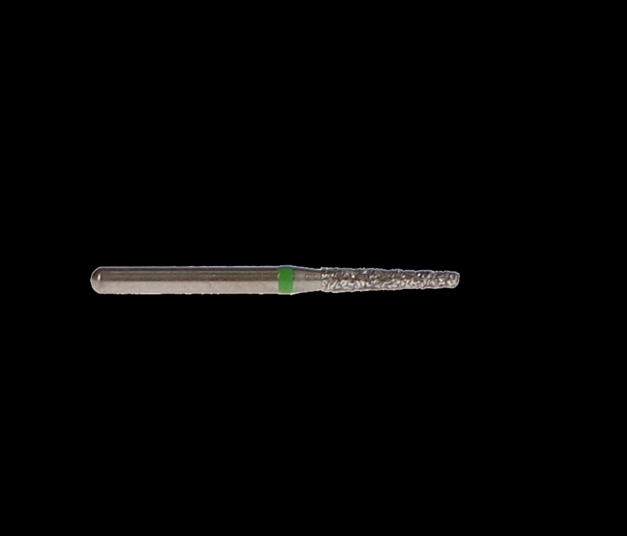 NTI Diamond Bur, FG, Flat End Taper, #847-014, 1.4 mm, Coarse, Green, 5/Pk, C847-014 thumbnail 2