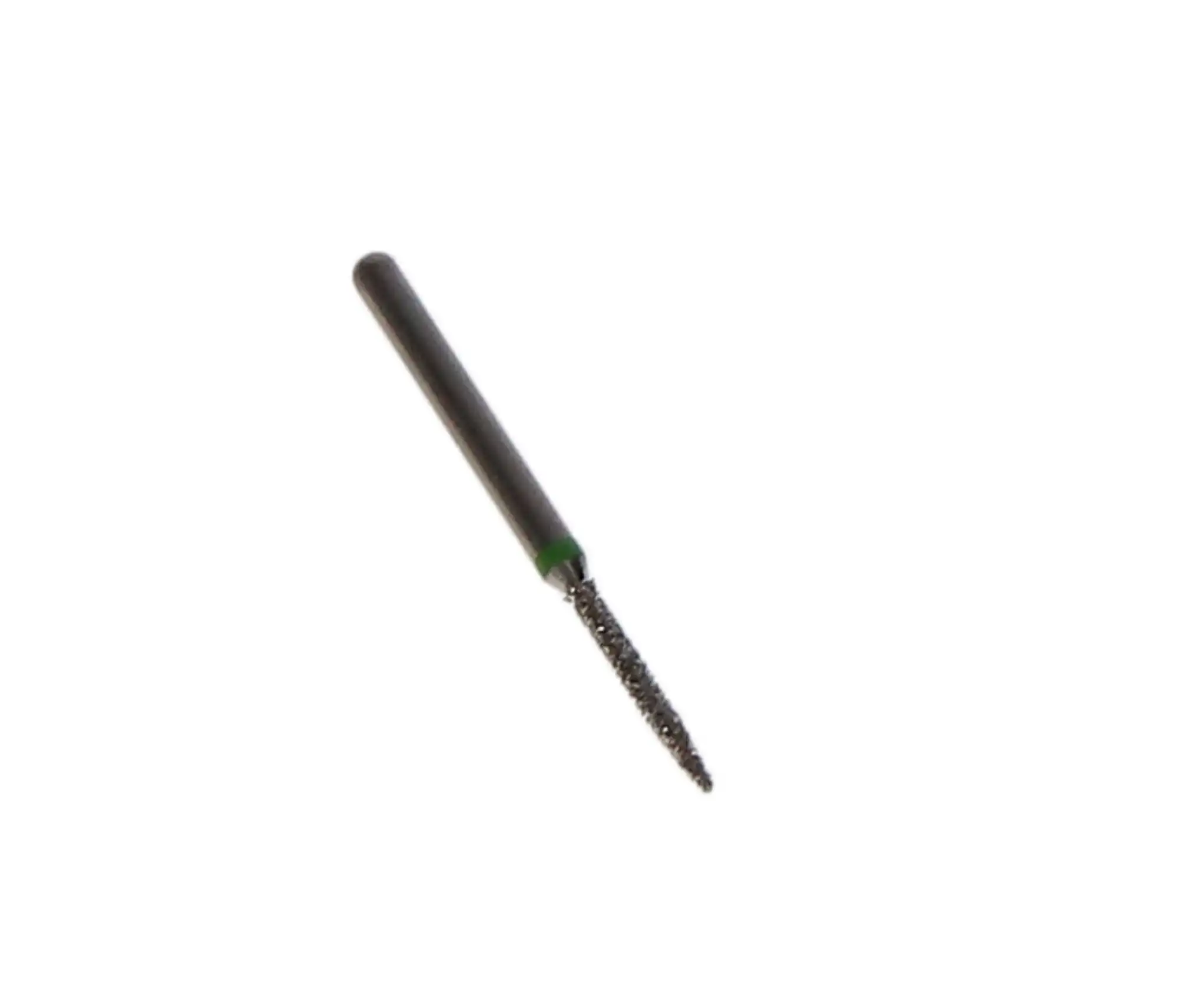 NTI Diamond Bur, FG, Flame, #C862-010, 1.0 mm, Coarse, Green, 5/Pk thumbnail 2