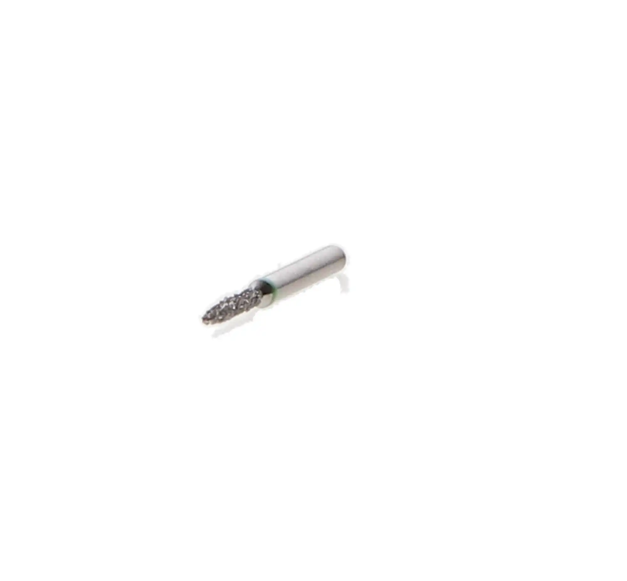 NTI Diamond Bur, FG, Flame, #862-012, 1.2 mm, Coarse, Green, 5/Pk, C862-012 thumbnail 4