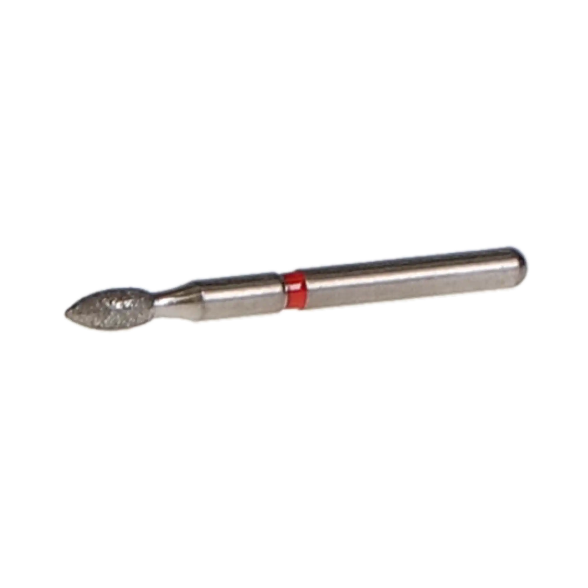 NTI Diamond Bur, FG, Pointed Football, #368-016, Fine, Red, 1.6 mm, 5/Pk, F368-016 thumbnail 2