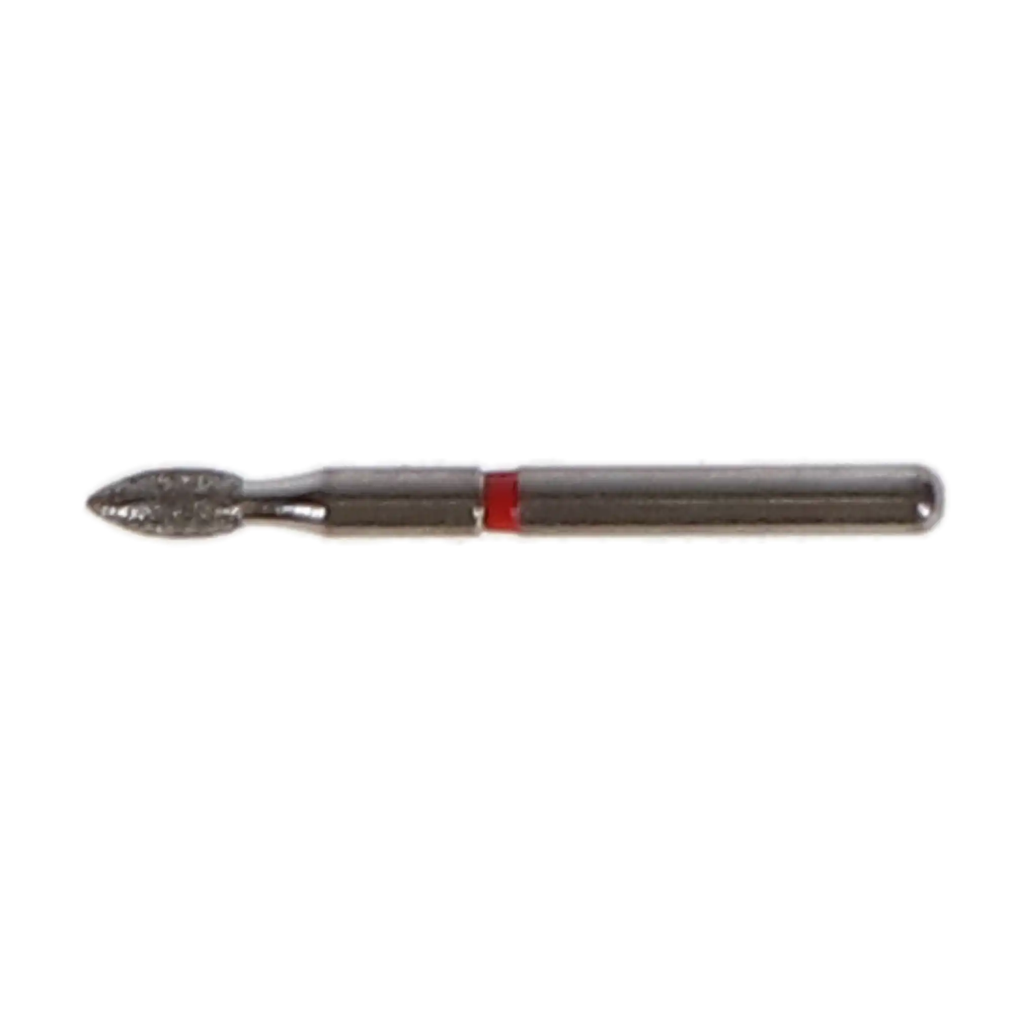 NTI Diamond Bur, FG, Pointed Football, #368-016, Fine, Red, 1.6 mm, 5/Pk, F368-016 thumbnail 6