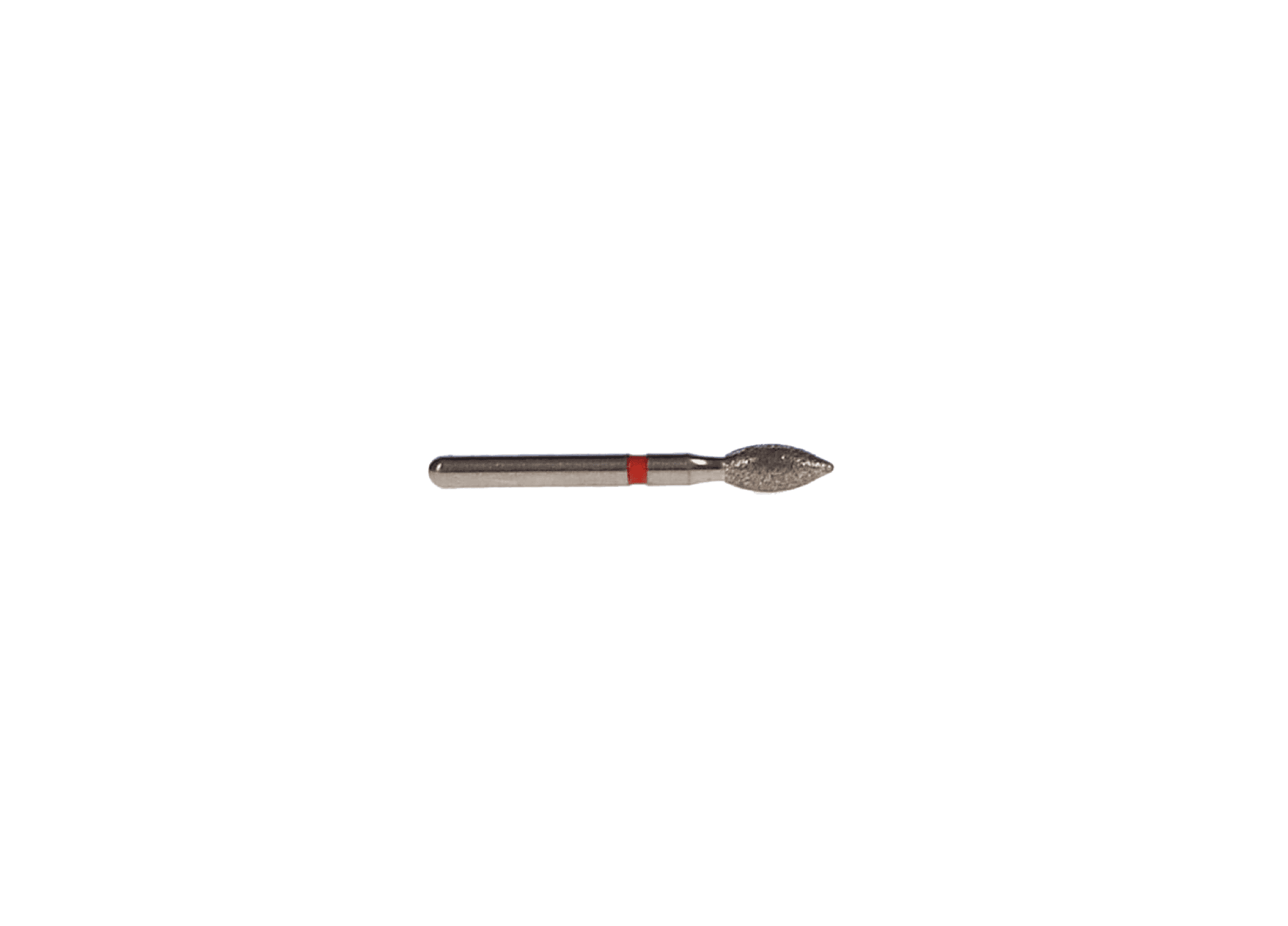 NTI Diamond Bur, FG, Pointed Football, #368, 2.3 mm, Fine, Red, 5/Pk, F368-023 thumbnail 2