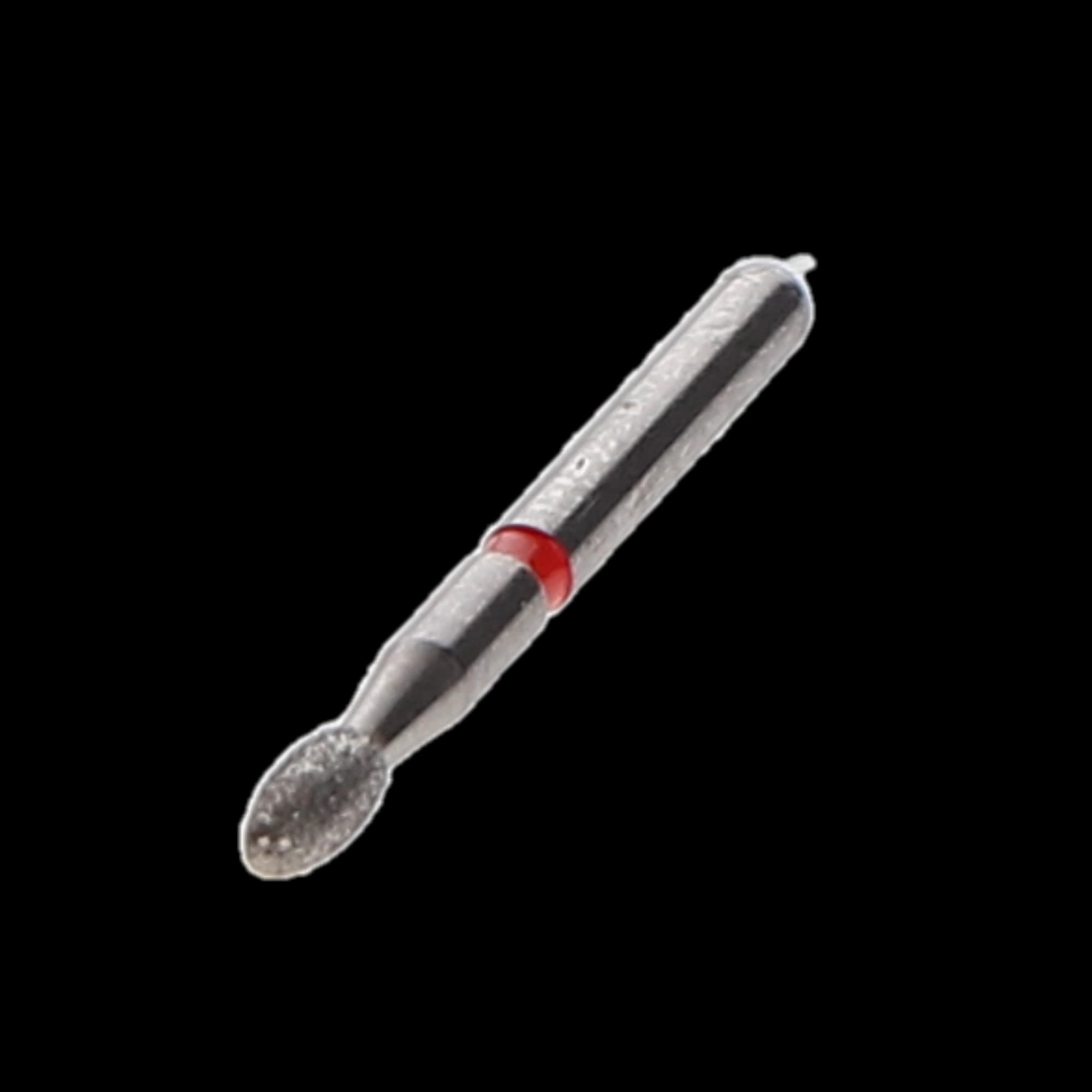NTI Diamond Bur, FG, Football, # F379, 1.6 mm, Fine, Red, 5/Pk, F379-016 thumbnail 2