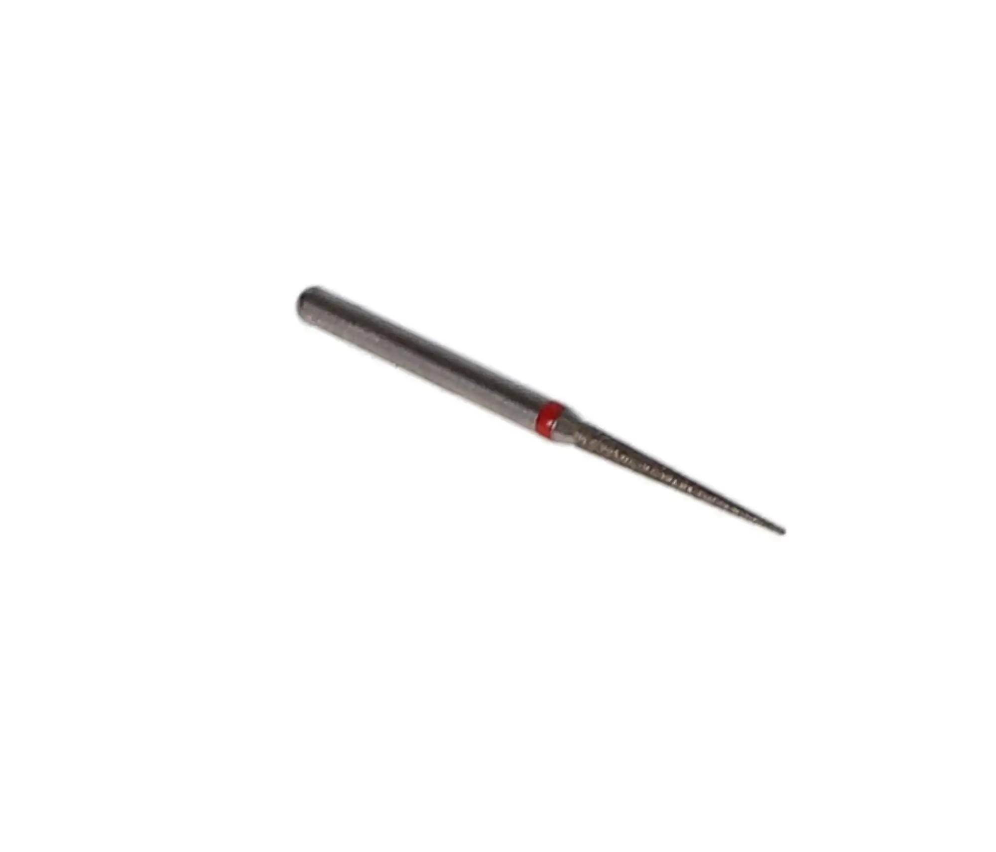 NTI Diamond Bur, Friction Grip (FG), Needle, #859-012, 1.2 mm, Fine Grit, Red, 5/Pk, F859-012 thumbnail 3