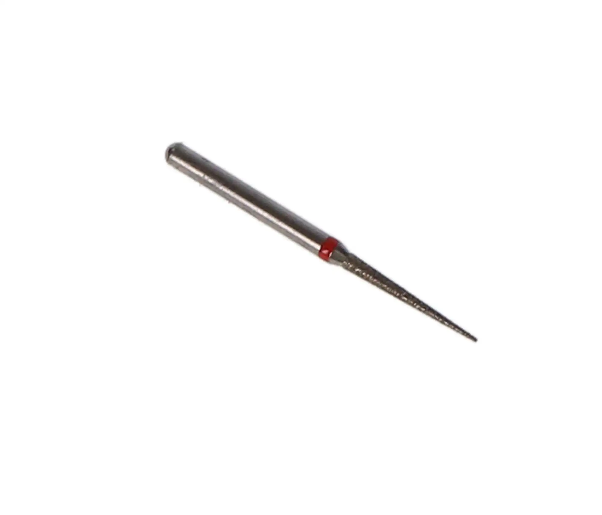 NTI Diamond Bur, Friction Grip (FG), Needle, #859-012, 1.2 mm, Fine Grit, Red, 5/Pk, F859-012 thumbnail 4