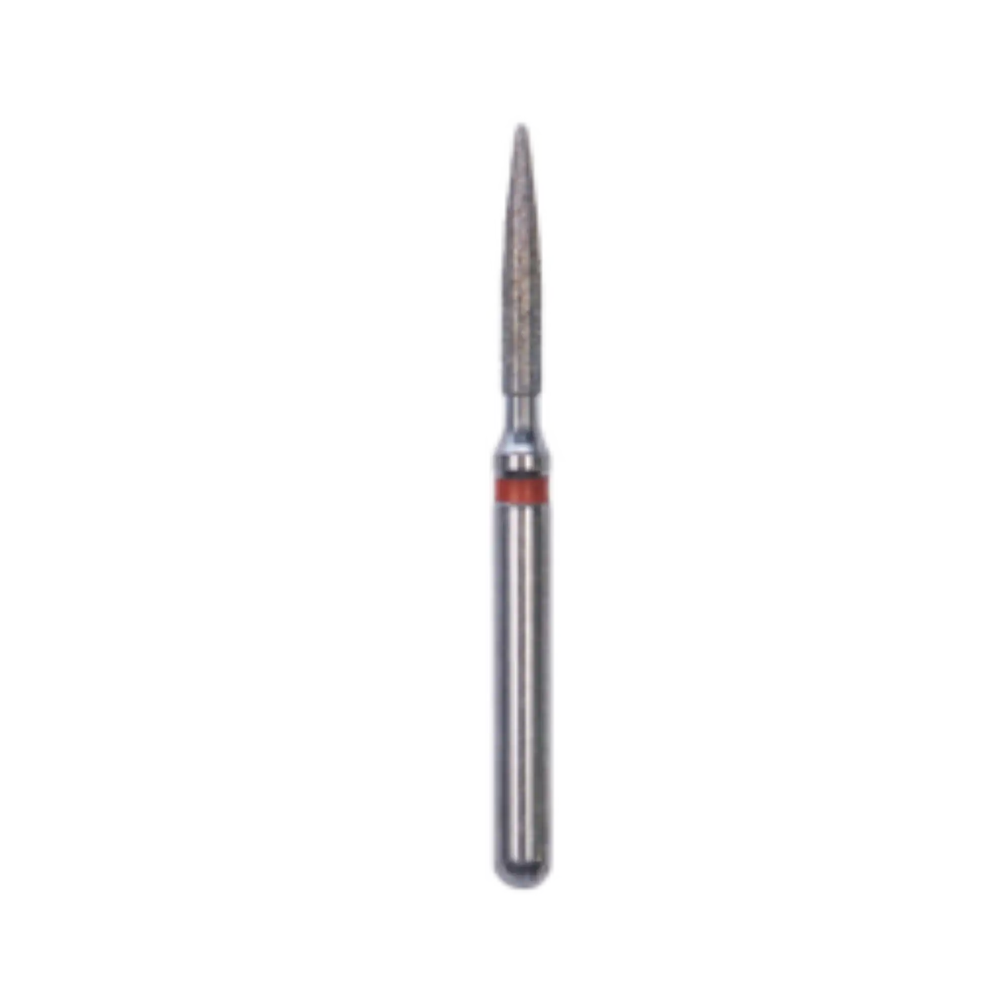 NTI Diamond Bur, FG, Flame, #862-012, 1.2 mm, Fine, Red, 5/Pk, F862-012 thumbnail 2
