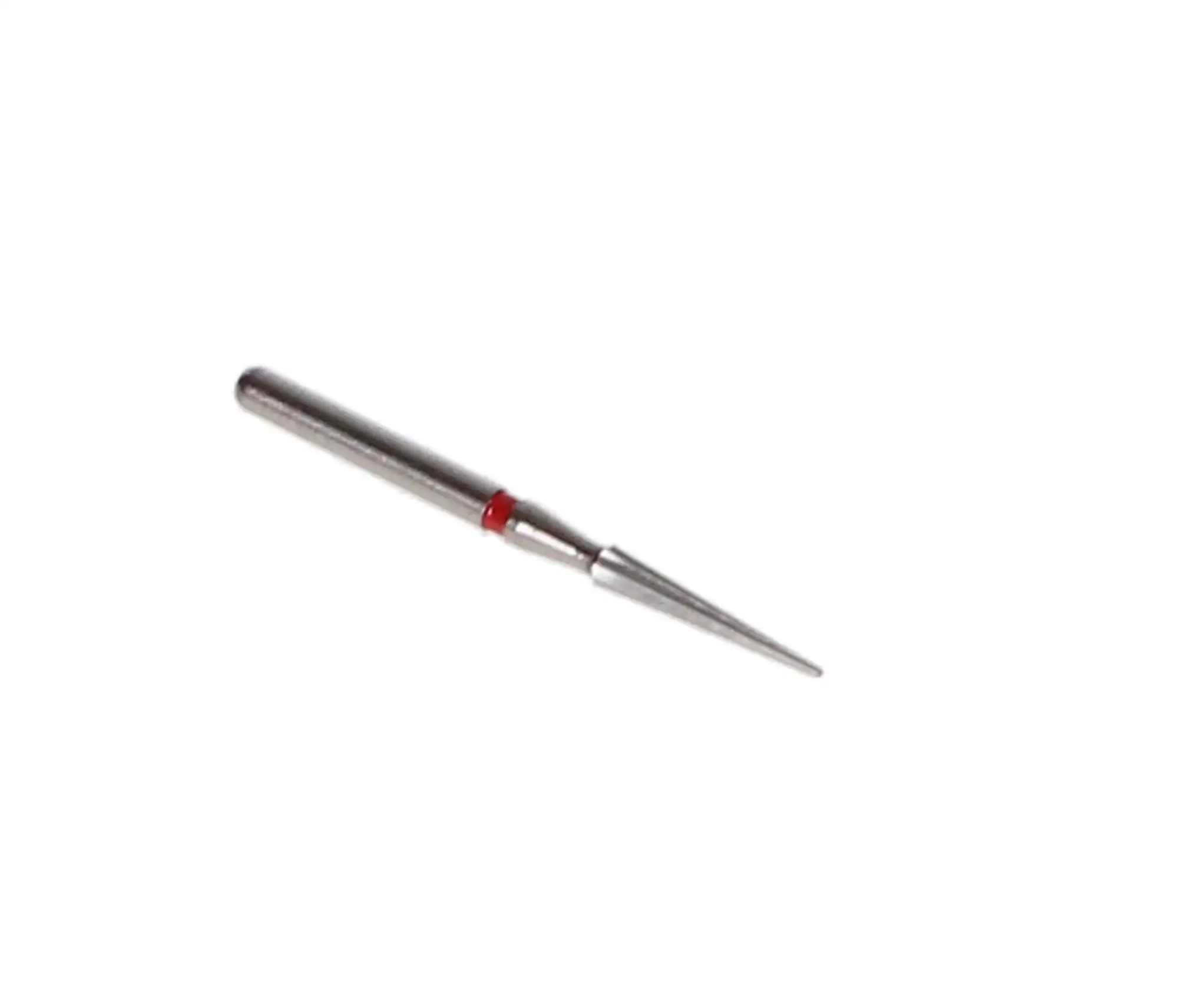 NTI TDF-9 Trimming & Finishing Carbide Bur, 8-Flute, FG, Safe End, Red, 1.4 mm, 5/Pk, H135-014 thumbnail 3