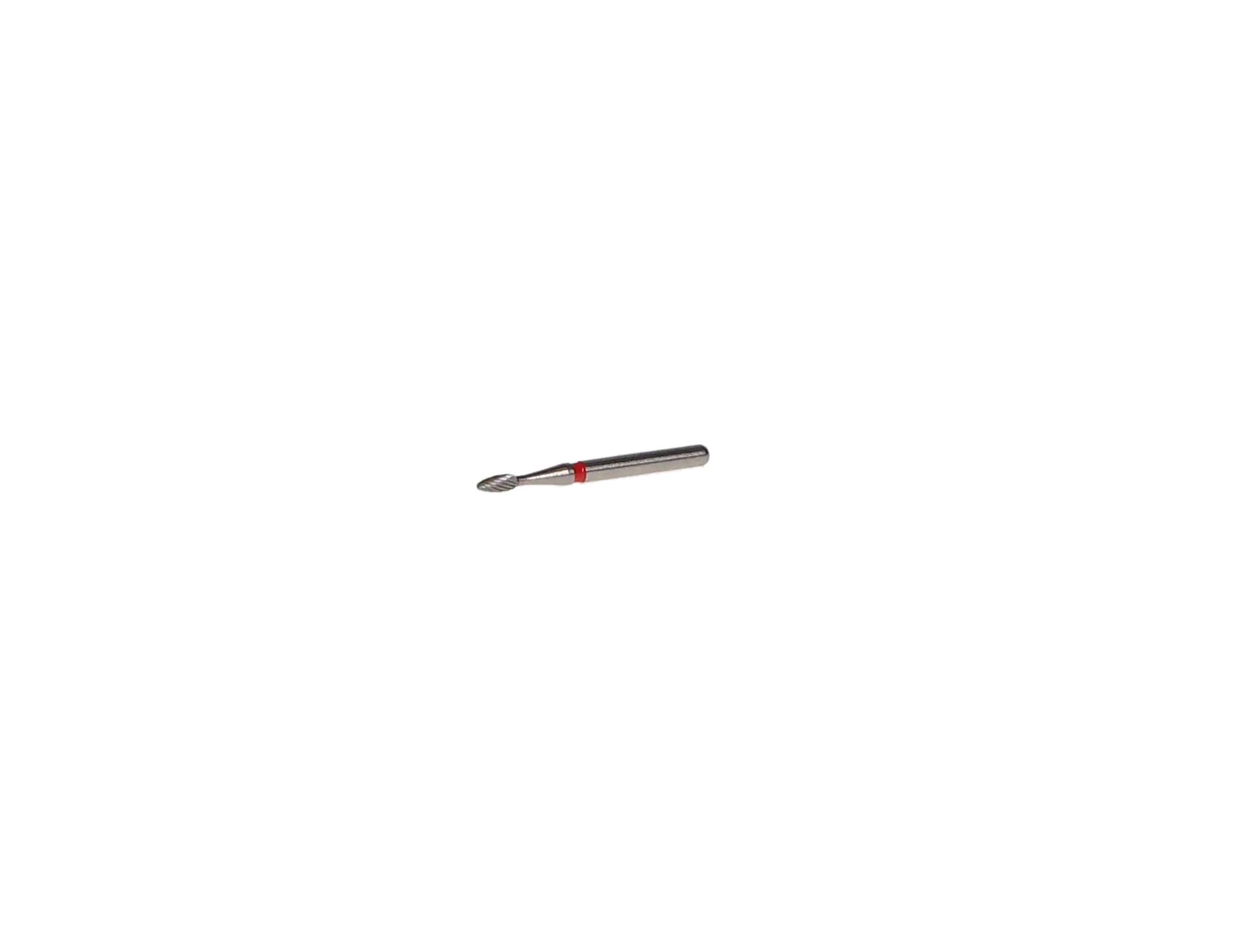 NTI 12-Fluted Trimming & Finishing Carbide Burs, FG, Football, #H379-012, 1.2 mm, Red, 5/Pk thumbnail 2