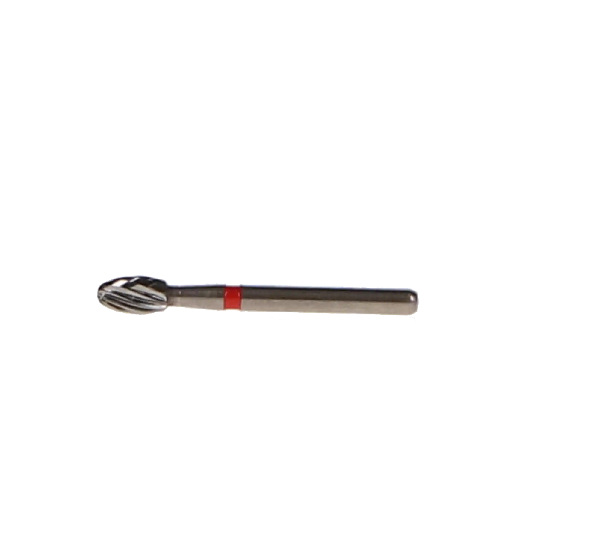 NTI Trimming & Finishing Carbide Burs, 12-Fluted, FG, Football, #7408 / OA-1, 2.3 mm, Red, 5/Pk, H379-023 thumbnail 6