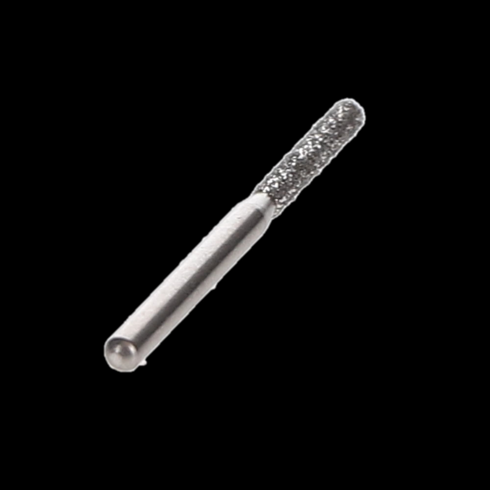 NTI Diamond Bur, FG, Cylinder Flat End, #M837-014, 1.4 mm, Medium, Gray, 5/Pk thumbnail 5