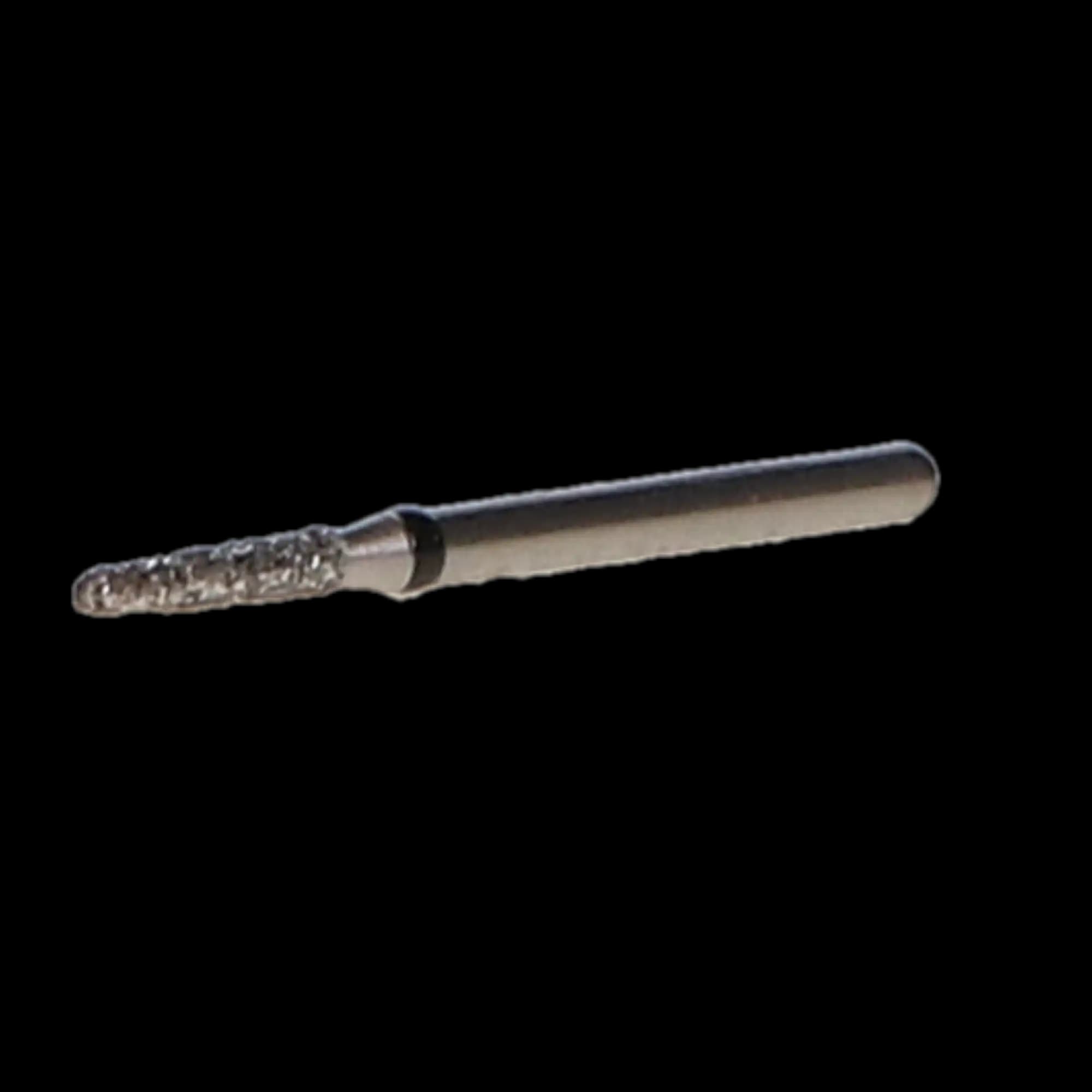 NTI Diamond Bur, FG, Round End Taper, #SC855-012, 1.2 mm, Super Coarse, Black, 5/Pk thumbnail 2