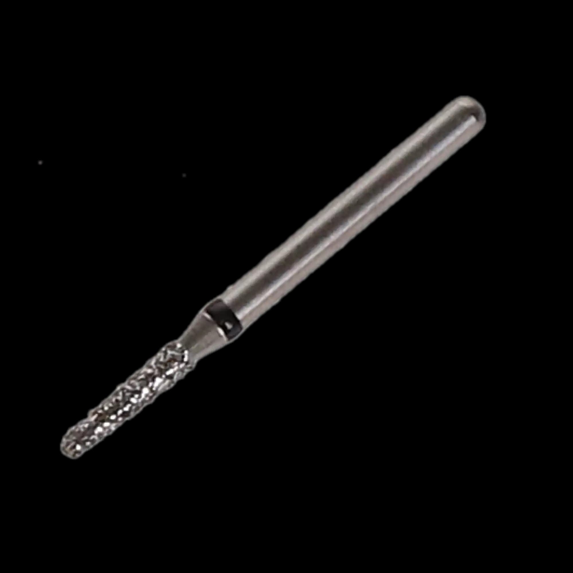NTI Diamond Bur, FG, Round End Taper, #SC855-012, 1.2 mm, Super Coarse, Black, 5/Pk thumbnail 3