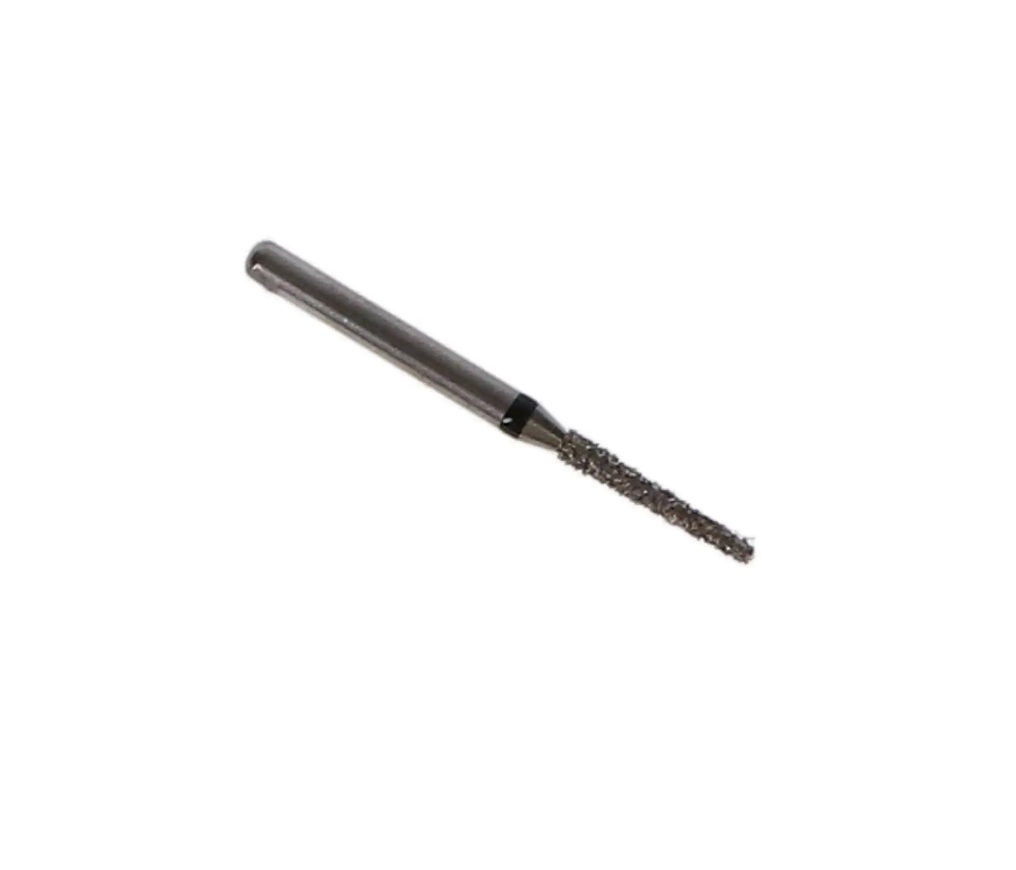 NTI Diamond Bur, FG, Round End Taper, #856-012, 1.2 mm Head, 8.0 mm Length, Super Coarse, Black, 5/Pk, SC856-012 thumbnail 2