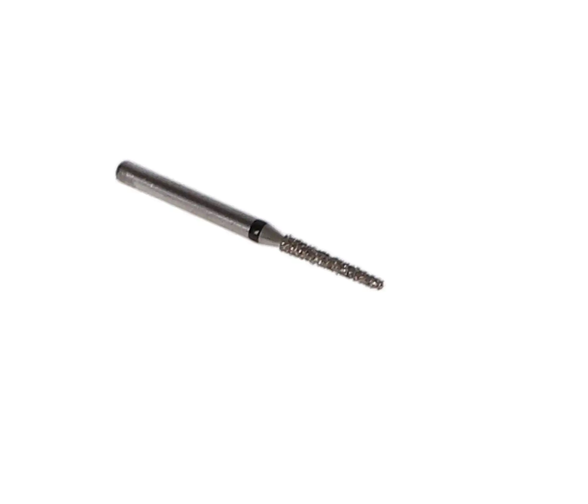 NTI Diamond Bur, FG, Round End Taper, #856-012, 1.2 mm Head, 8.0 mm Length, Super Coarse, Black, 5/Pk, SC856-012 thumbnail 3