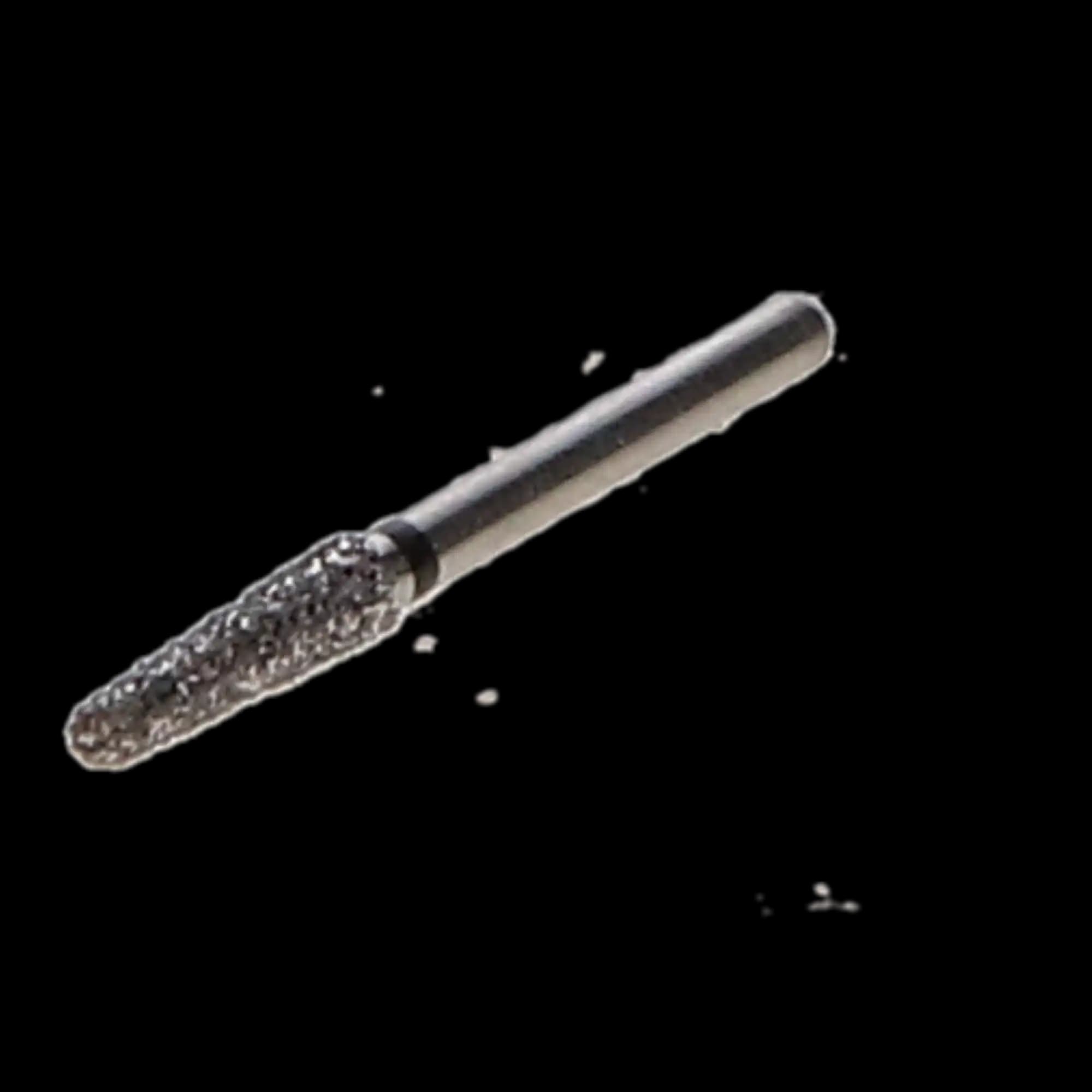NTI Diamond Bur, FG, Round End Taper, #856-021, 2.1 mm, Super Coarse, Black, 5/Pk, SC856-021 thumbnail 2
