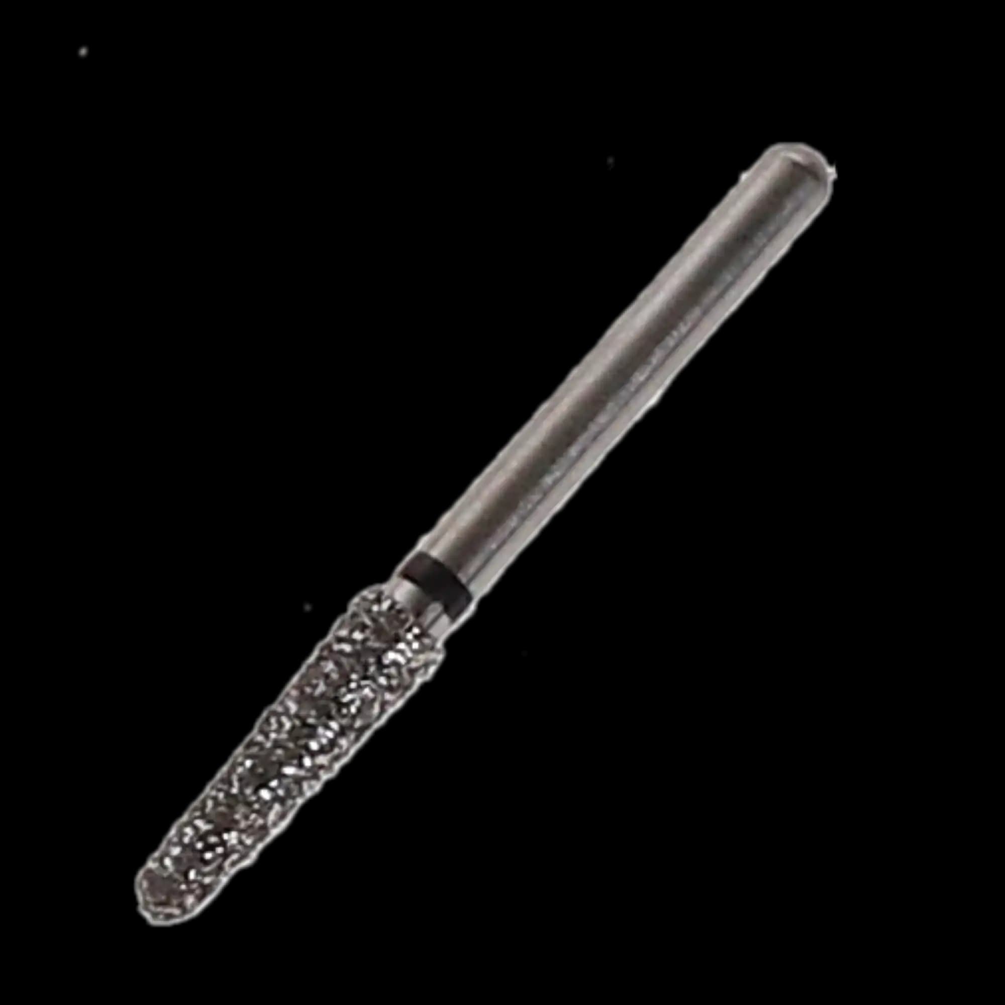 NTI Diamond Bur, FG, Round End Taper, #856-021, 2.1 mm, Super Coarse, Black, 5/Pk, SC856-021 thumbnail 3