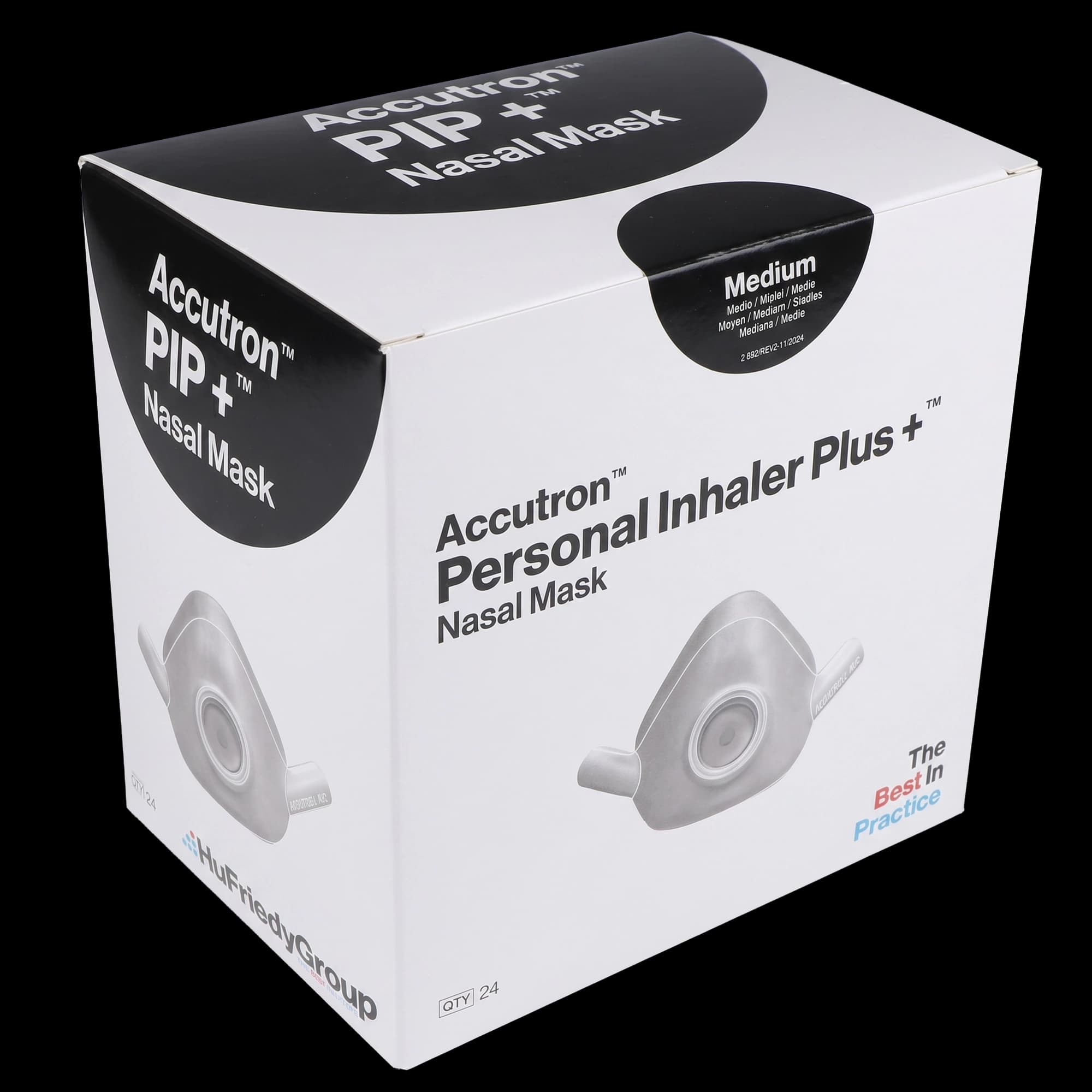Accutron Personal Inhaler Plus+ Nasal Hoods, Medium, Variety Pack 1 (Outlaw Orange, Sassy Strawberry, Birthday Bubblegum), Single-Use, Latex-Free, 24/Pk, 33016-1 thumbnail 6