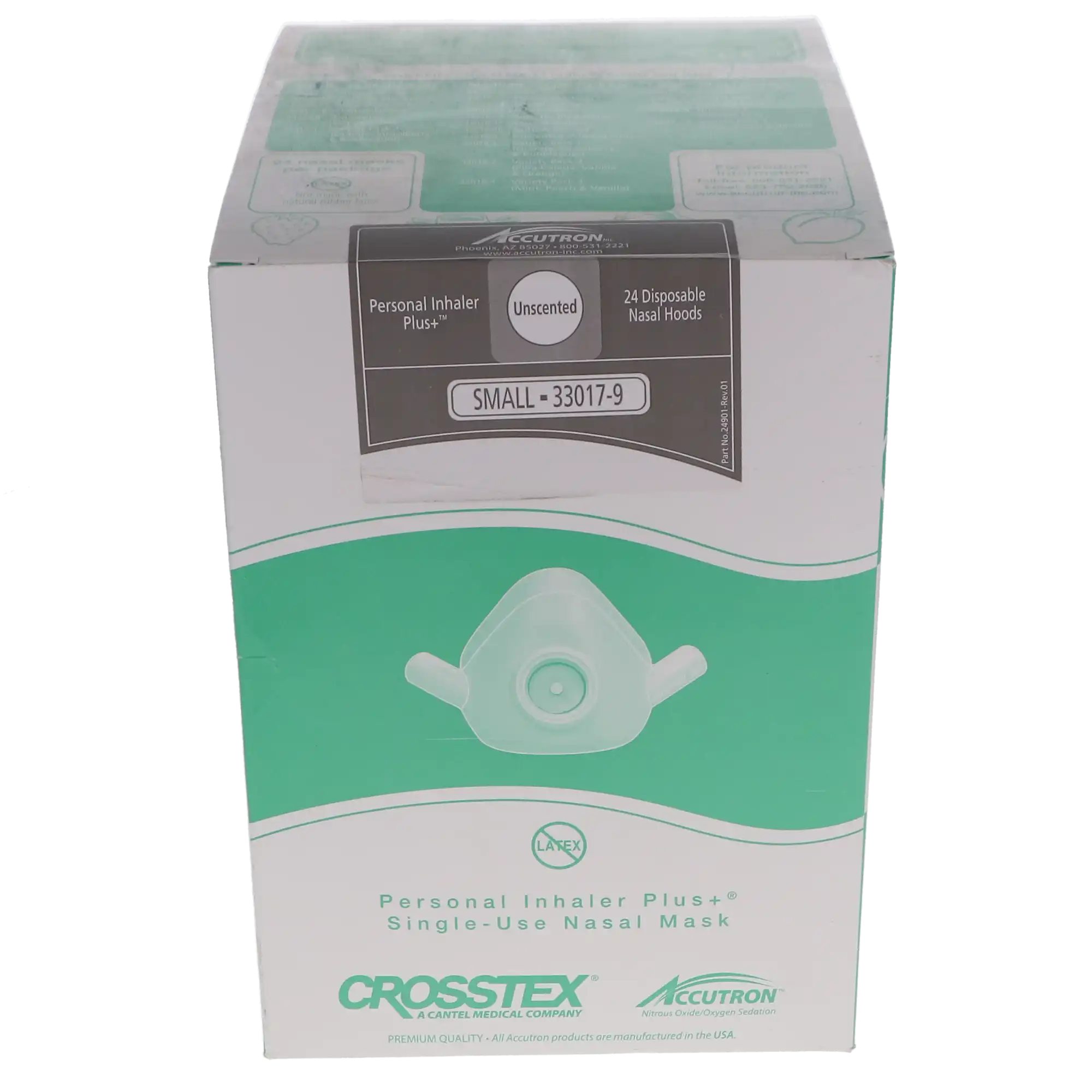 Accutron Personal Inhaler Plus+ Nasal Hoods, Small, Unscented, Whisper Gray, 24/Pk, 33017-9 thumbnail 12