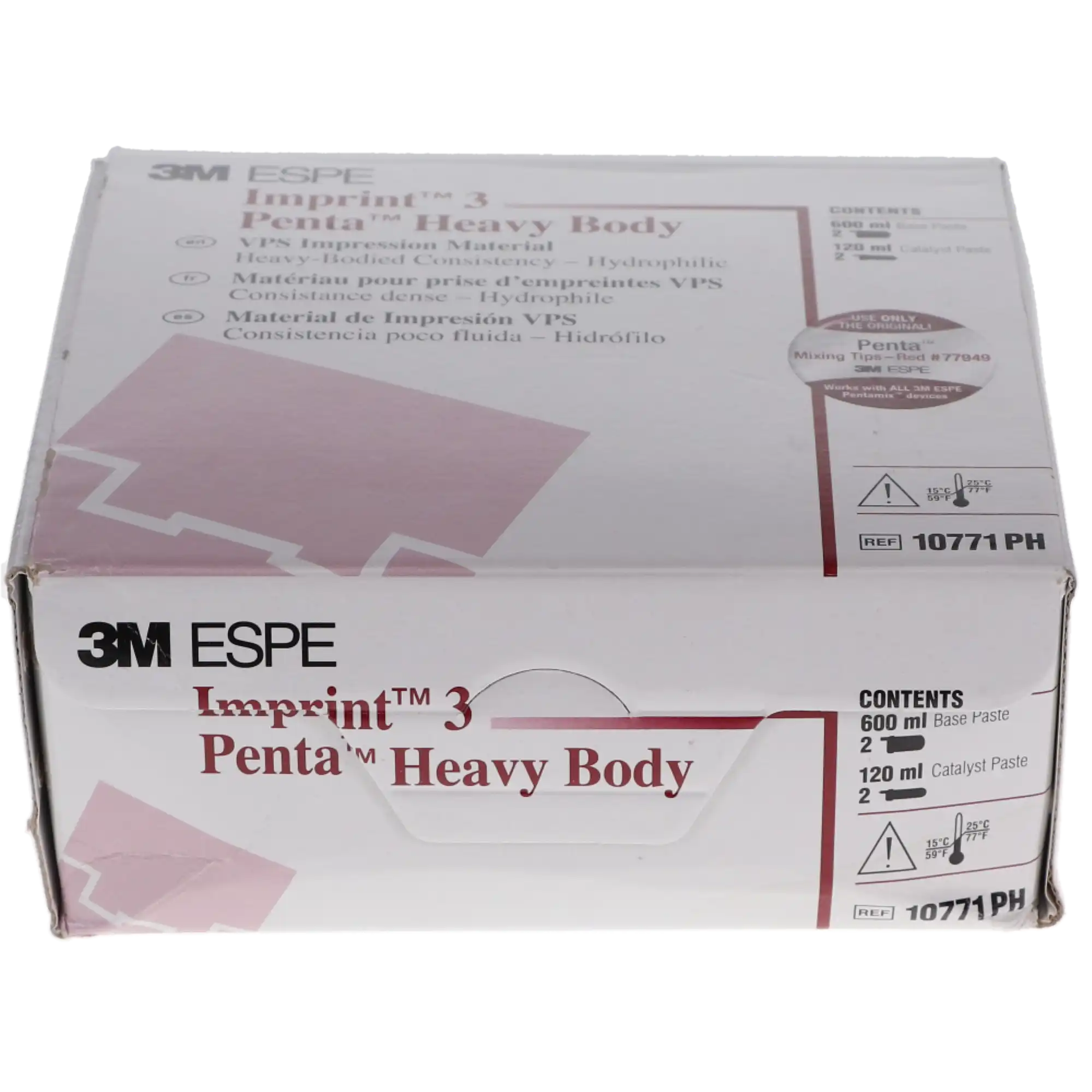 3M Imprint 3 Heavy Body VPS Impression Material Refill, 50 mL Garant Cartridges, 4/Pk, 10771 thumbnail 5