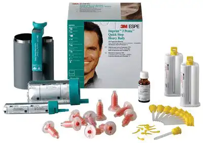 3M Imprint 3 Penta Putty VPS Impression Material Refill, Green, 2 x 300 mL Base Paste & 2 x 60 mL Catalyst, 10771PP thumbnail 2