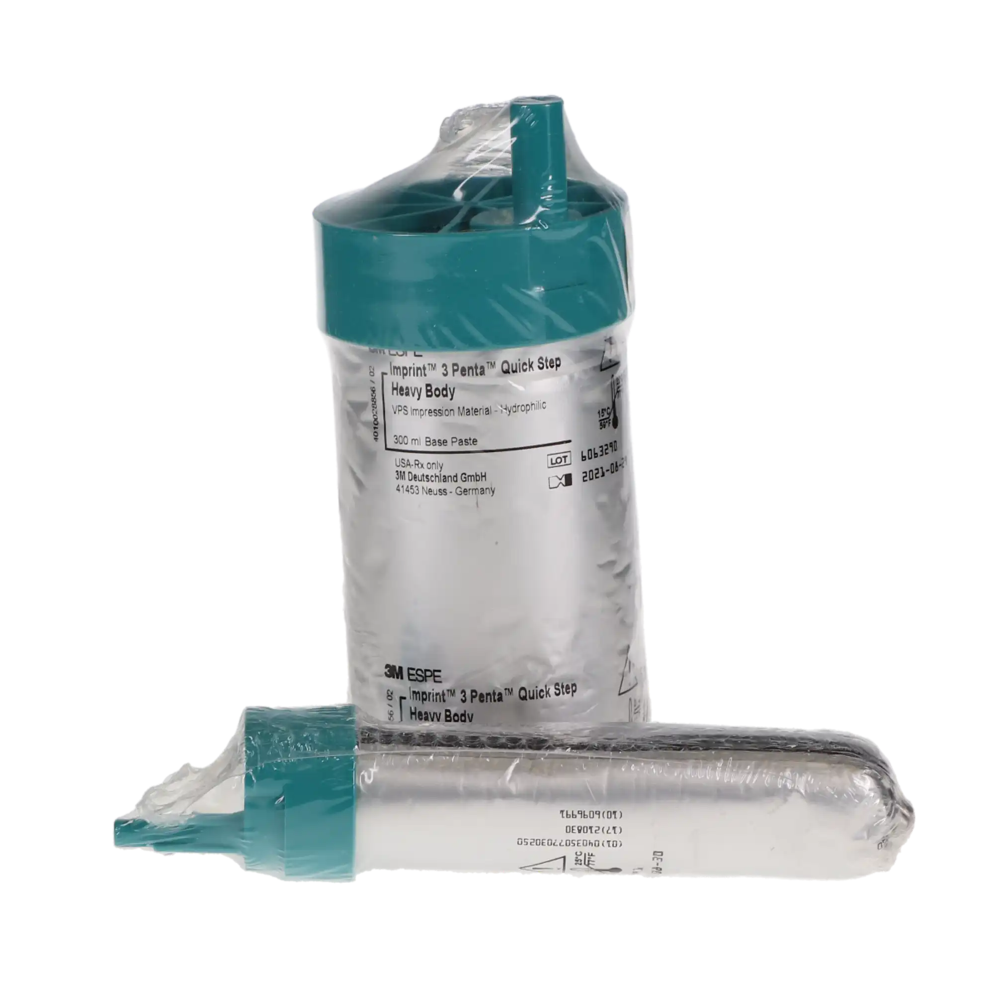 3M Imprint 3 Penta Quick Step Heavy Body VPS Impression Material Refill, 2 x 300 mL Base Paste + 2 x 60 mL Catalyst, 10971PH thumbnail 6
