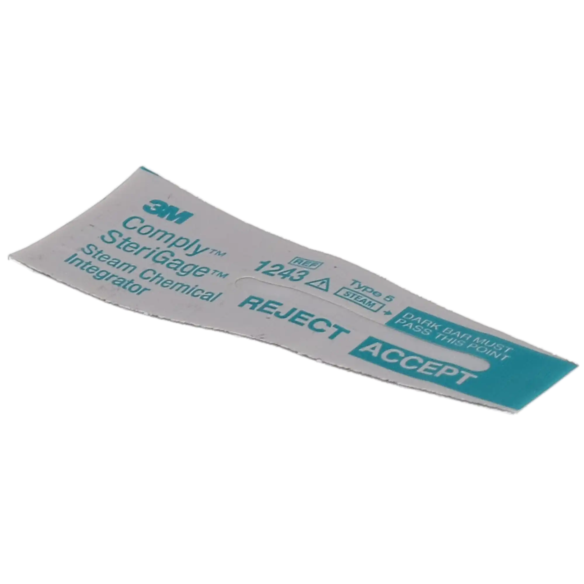 3M Attest (Comply SteriGage) Class 5 Steam Chemical Integrator, 2" x 0.75", 500/Pk, 1243A thumbnail 3