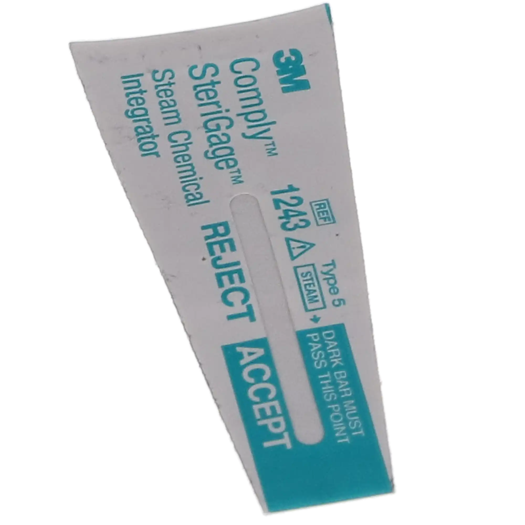 3M Attest (Comply SteriGage) Class 5 Steam Chemical Integrator, 2" x 0.75", 500/Pk, 1243A thumbnail 4