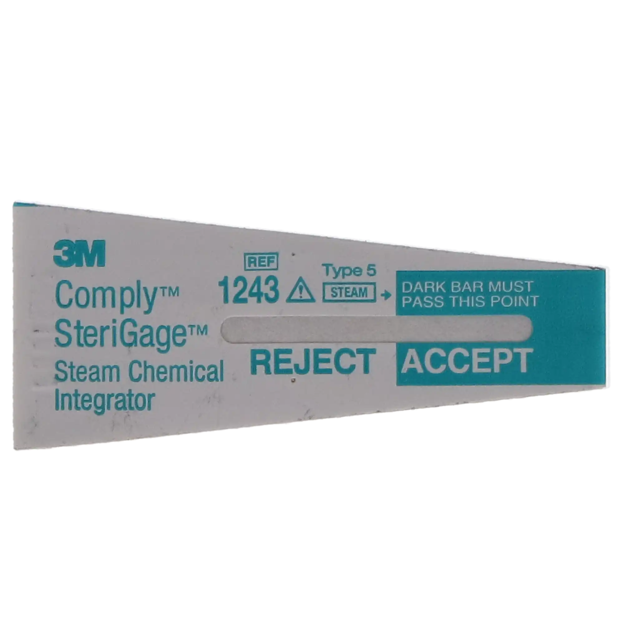 3M Attest (Comply SteriGage) Class 5 Steam Chemical Integrator, 2" x 0.75", 500/Pk, 1243A thumbnail 6