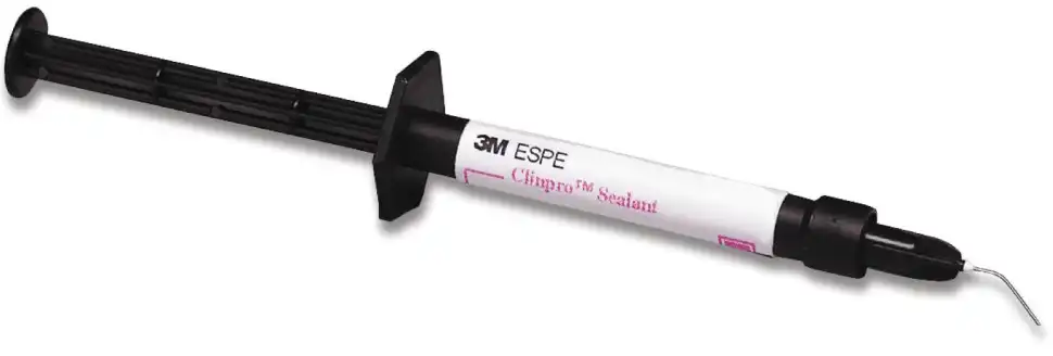 3M Clinpro Sealant Refill Syringe, 1.2 ml, Light-Cure Fluoride-Releasing Pit & Fissure Sealant, Pink to White Color-Change, with 10 Dispensing Tips, 12627 thumbnail 3