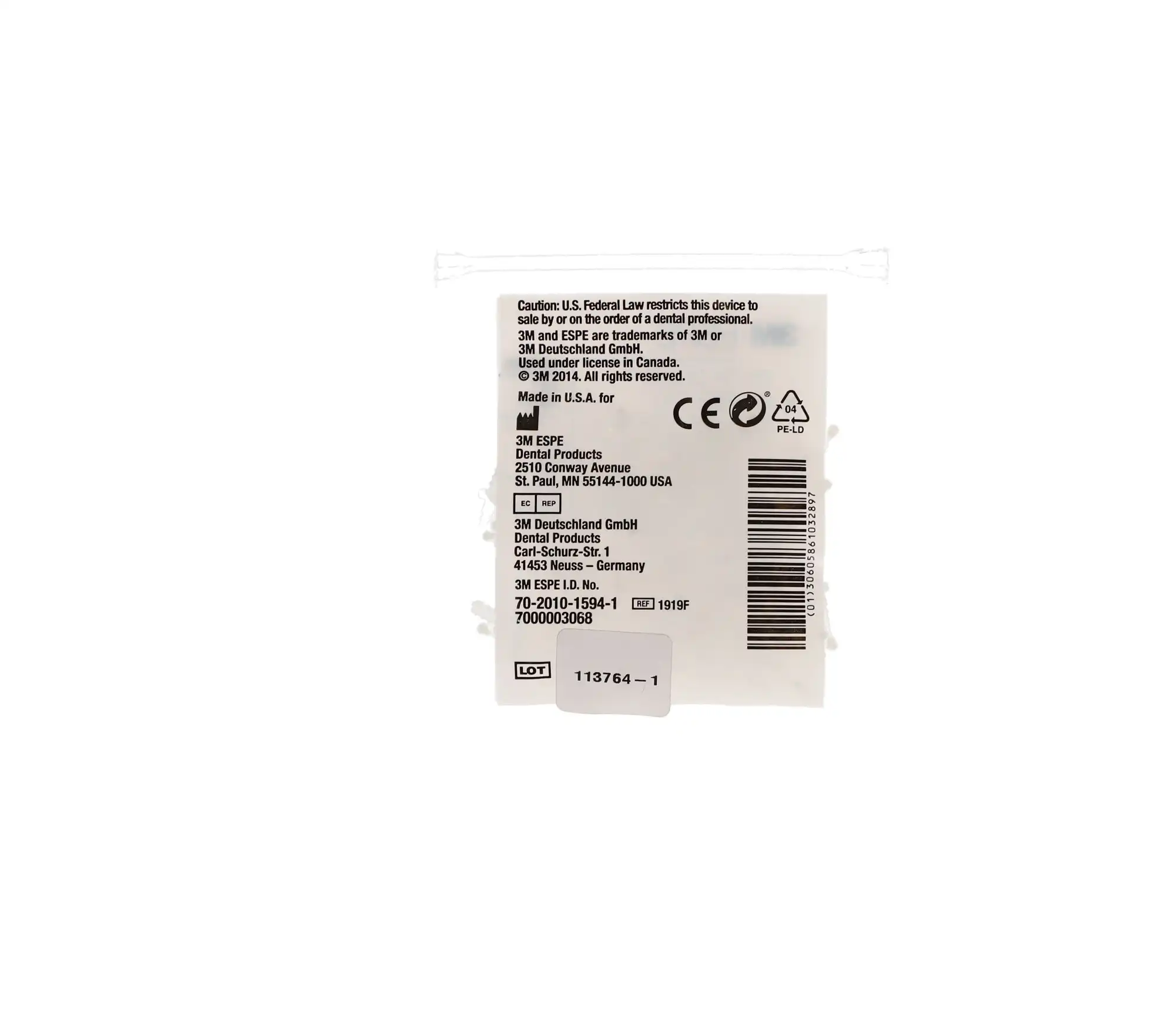 3M Fiber Tip Applicators, Regular White, Single-Use, Refill, 100/Pk, 1919F thumbnail 8