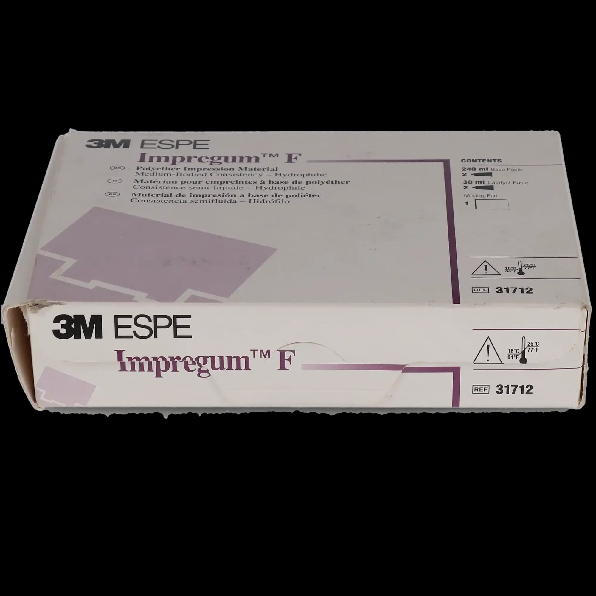 3M Impregum F Polyether Impression Material, Medium Body, Hand Mix, Double Pack, 2 x 120 mL Base Tubes, 2 x 15 mL Catalyst Tubes, 1 Mixing Pad, 31712 thumbnail 5
