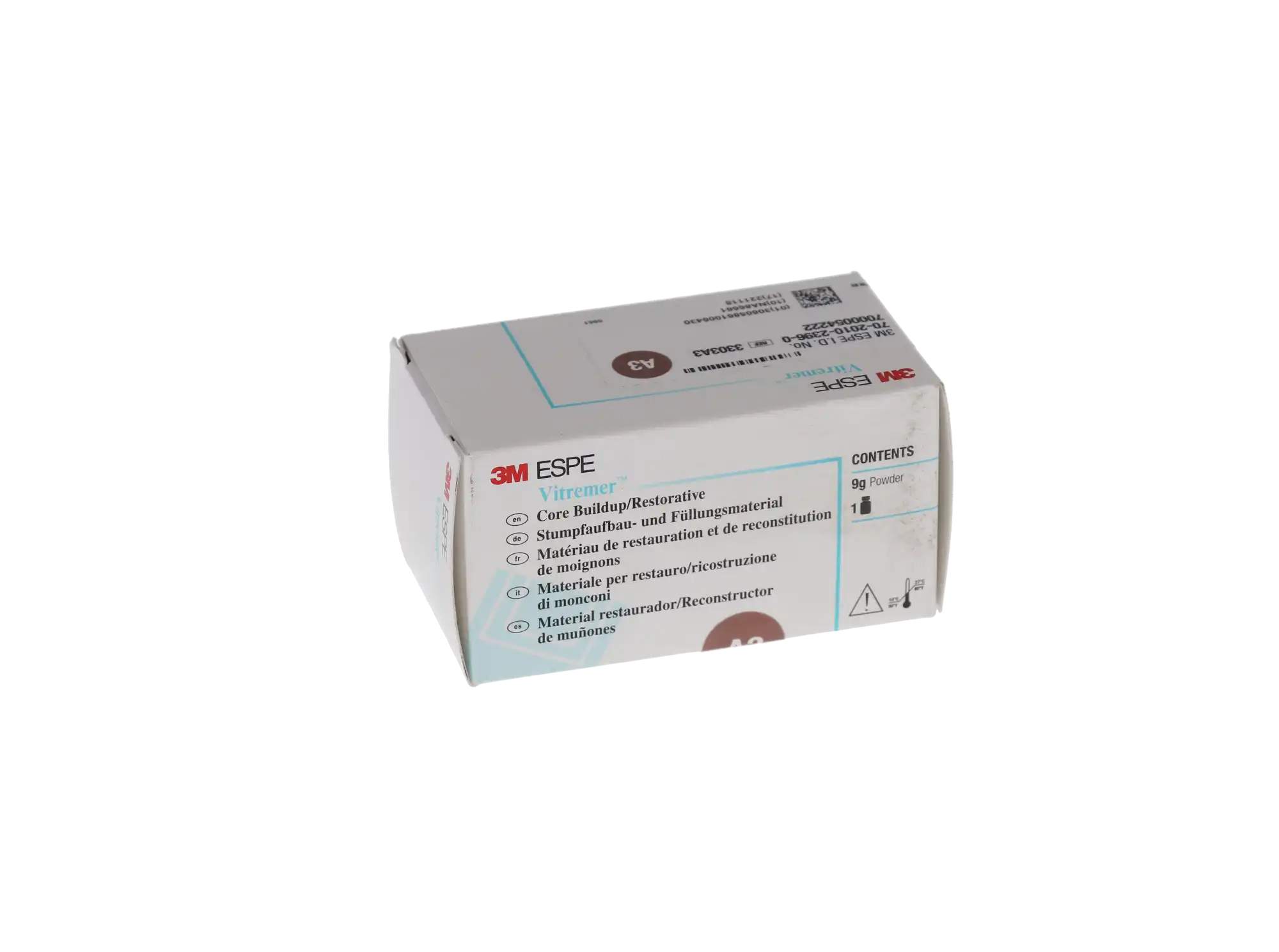 3M Vitremer Core Buildup/Restorative Glass Ionomer Powder Refill, Shade A3, 9 g with Spoon, 3303A3 thumbnail 14