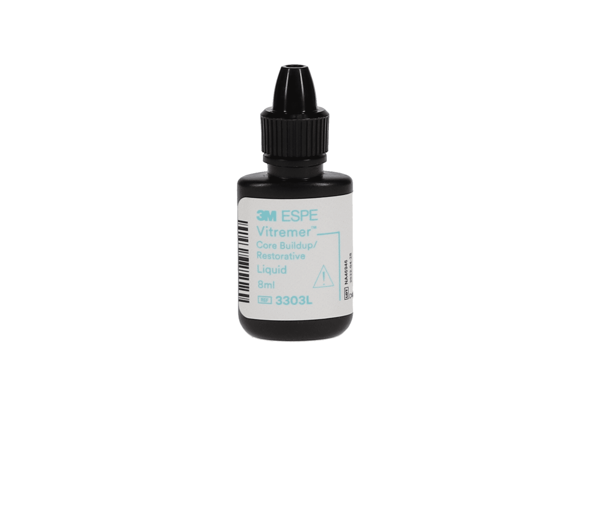 3M Vitremer Core Buildup/Restorative Glass Ionomer Liquid Refill, 8 ml Bottle, 3303L thumbnail 5