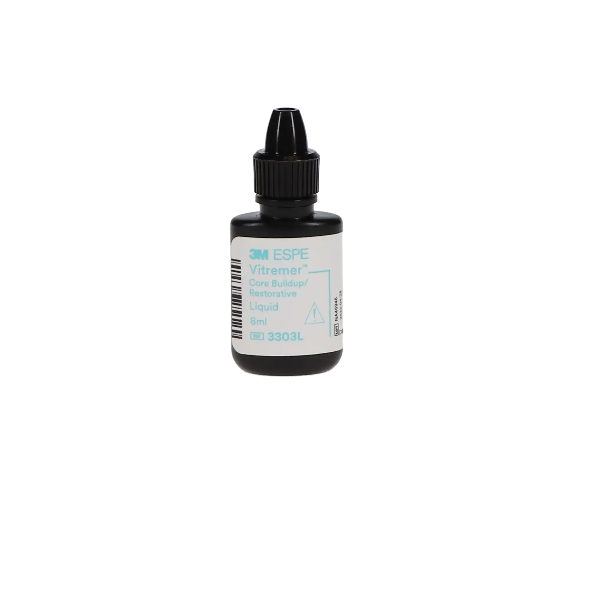 3M Vitremer Core Buildup/Restorative Glass Ionomer Liquid Refill, 8 ml Bottle, 3303L thumbnail 10