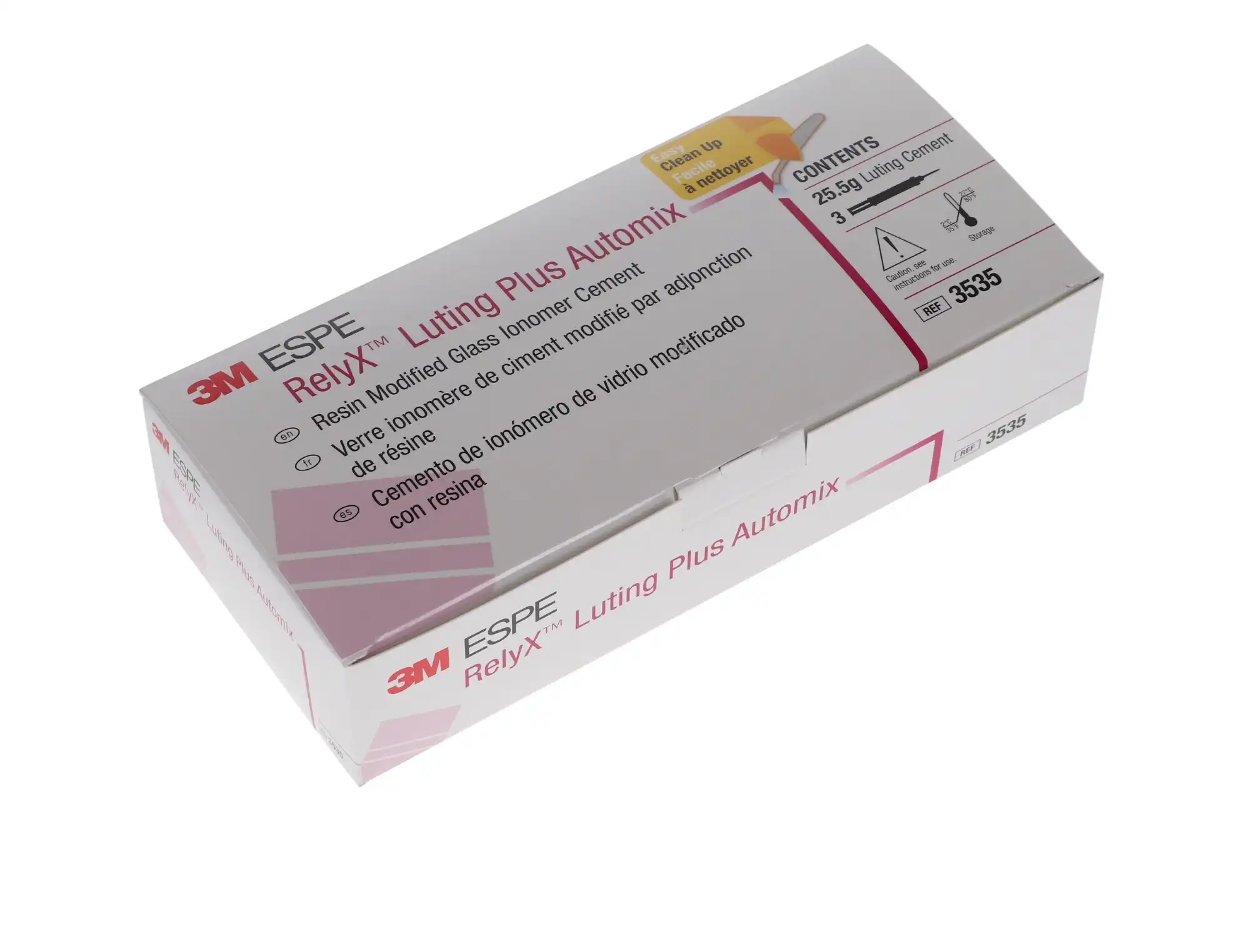 3M RelyX Luting Plus Automix Resin-Modified Glass Ionomer Cement, Value Pack, 8.5 g Syringes, 3/Pk, 3535 thumbnail 11