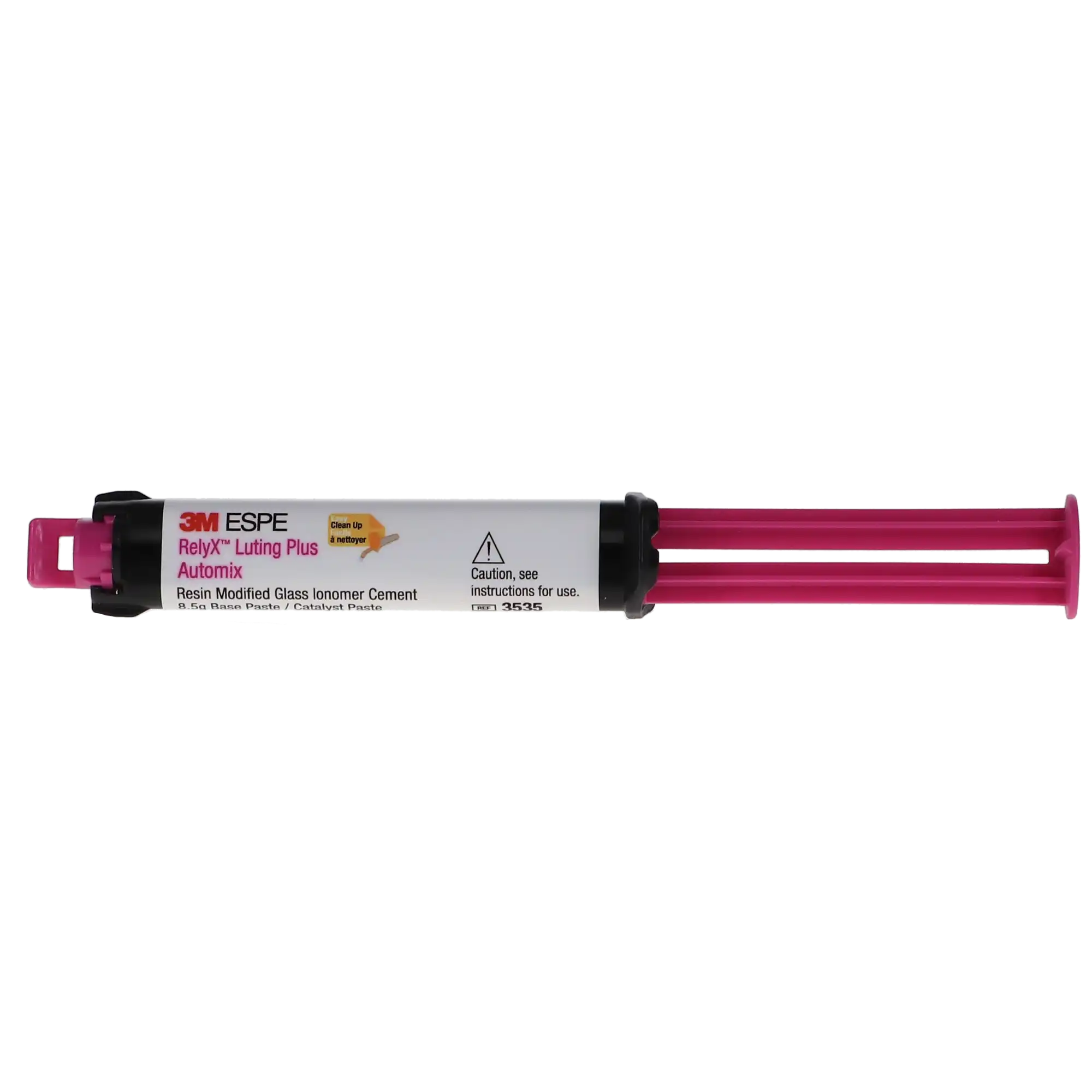 3M RelyX Luting Plus Automix Resin-Modified Glass Ionomer Cement, Value Pack, 8.5 g Syringes, 3/Pk, 3535 thumbnail 12