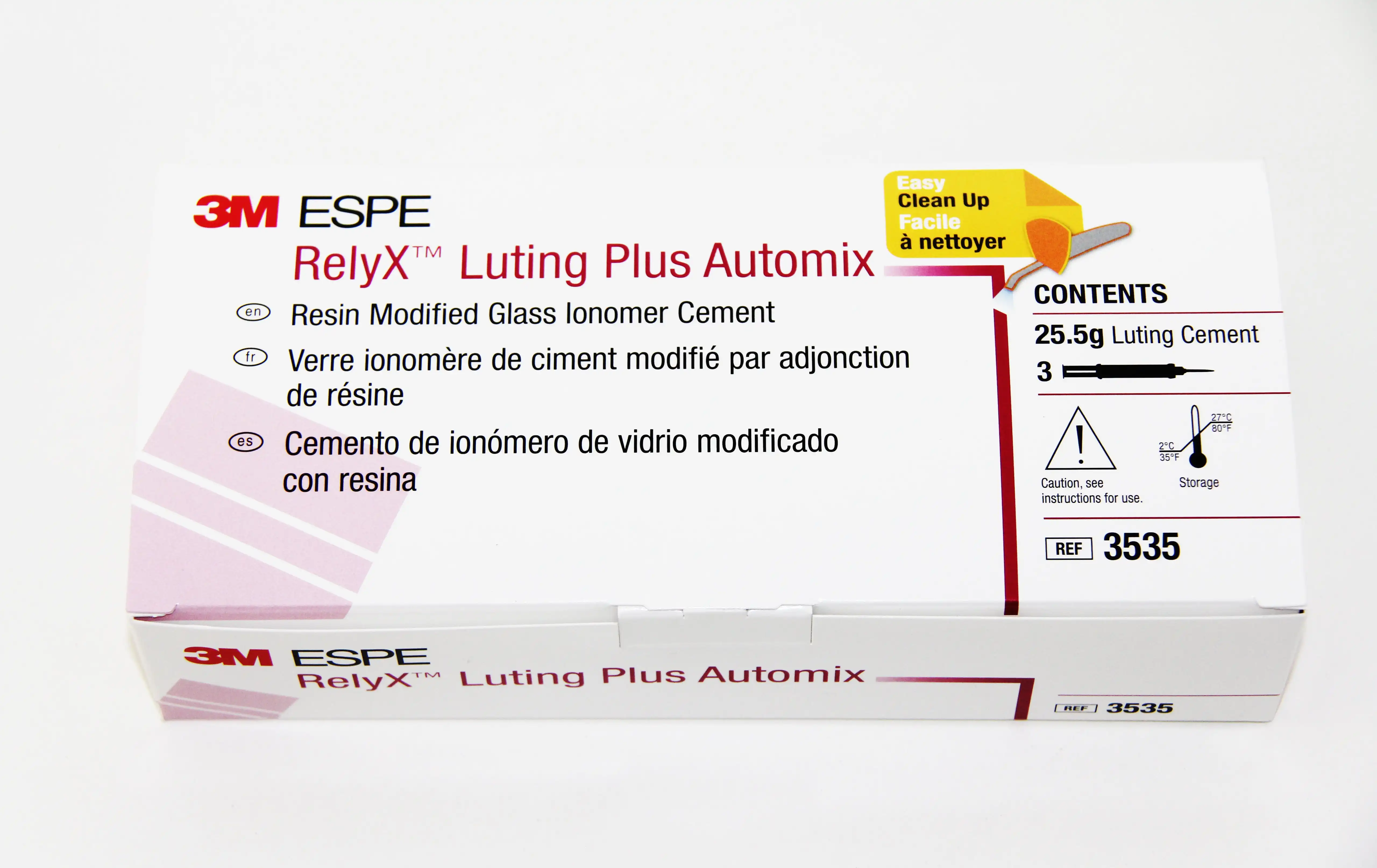 RelyX Luting Plus Automix Resin-Modified Glass Ionomer Cement, Trial Kit, 8.5 g Syringe, 12 Mixing Tips, 3535TK thumbnail 8