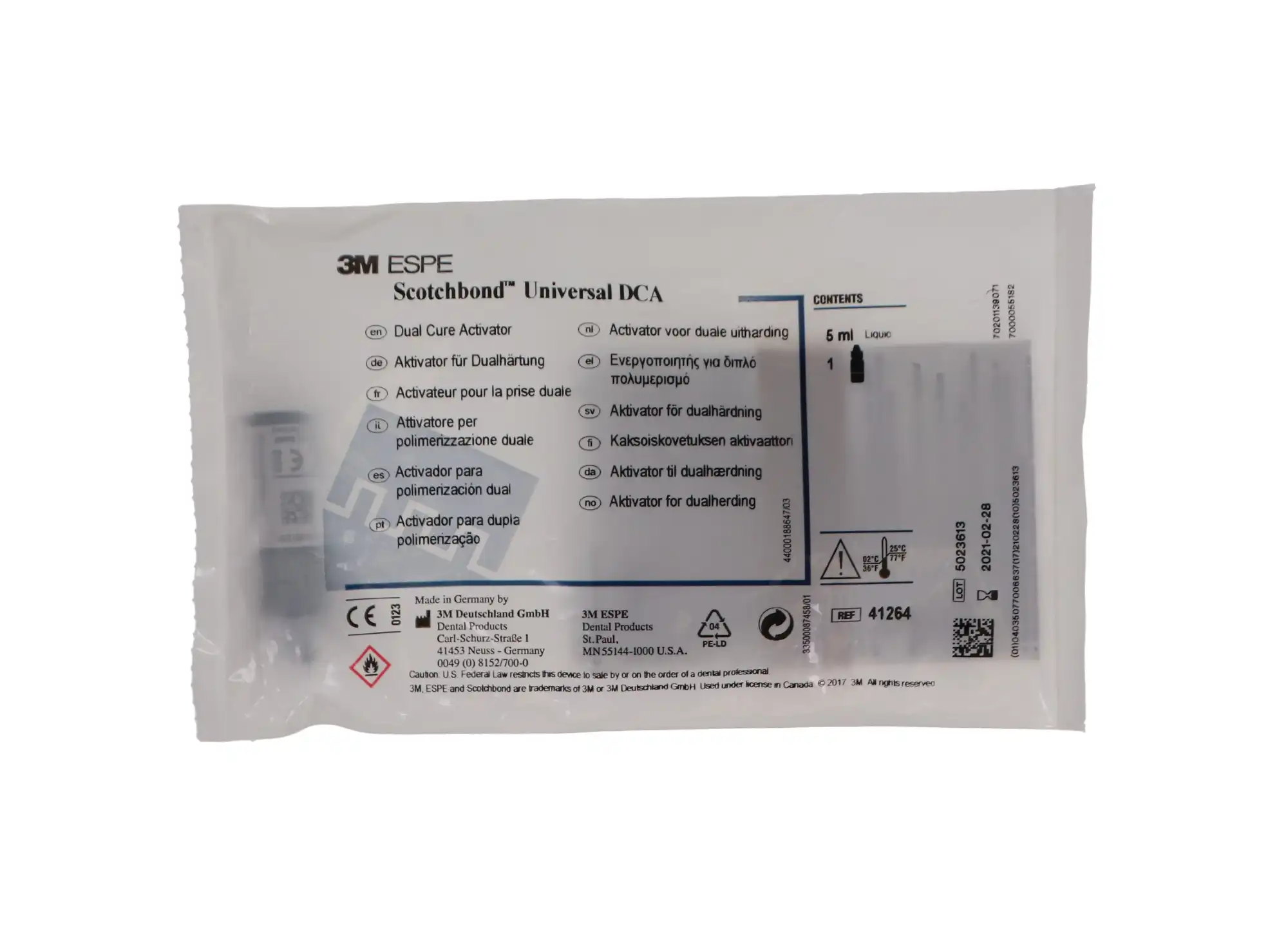 3M Scotchbond Universal DCA Dual Cure Activator, 5 mL Vial Refill, 41264 thumbnail 10