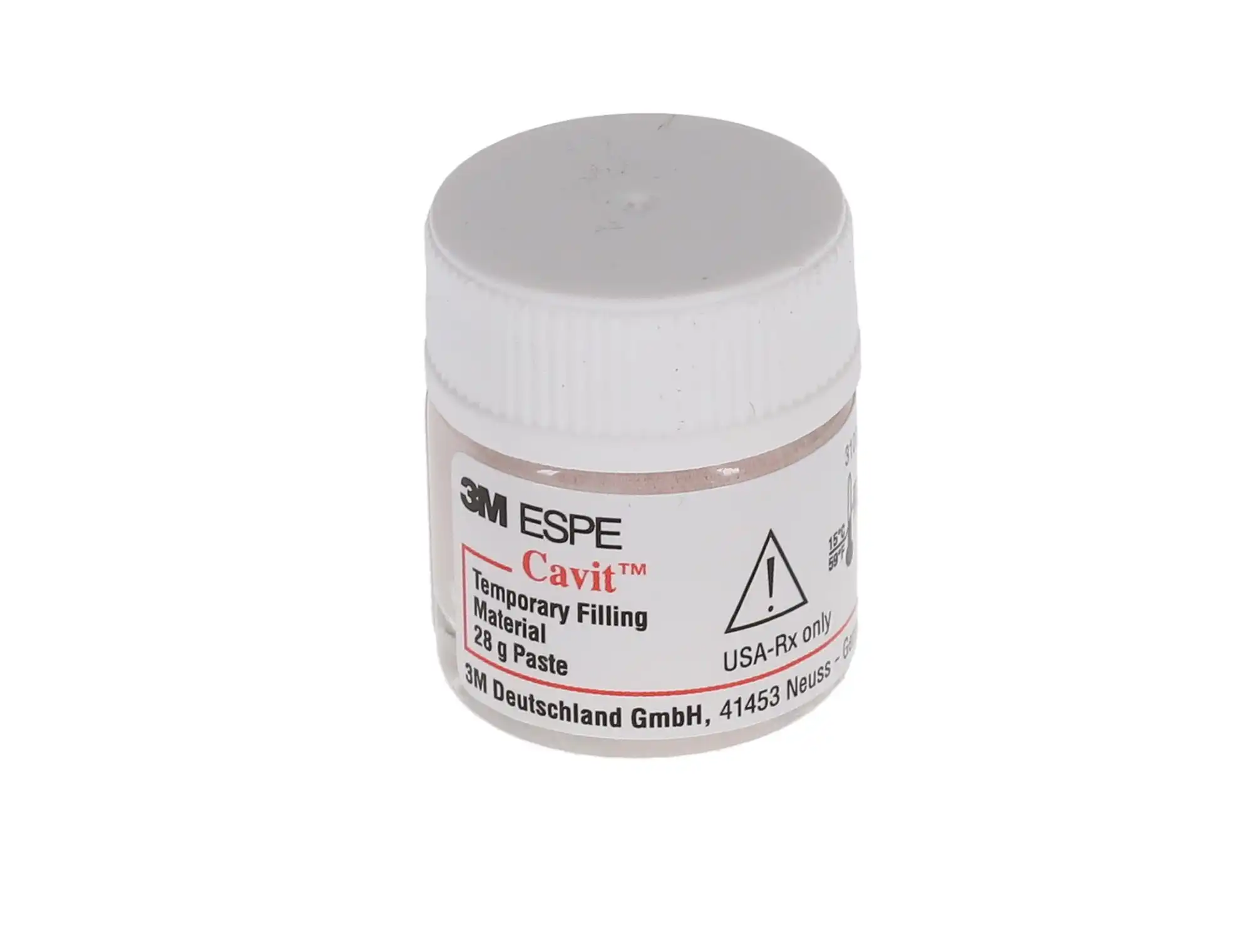 3M Cavit Original Temporary Filling Material, Hard Set, Pink, 28 g Jar, 1/Pk, 44030 thumbnail 6