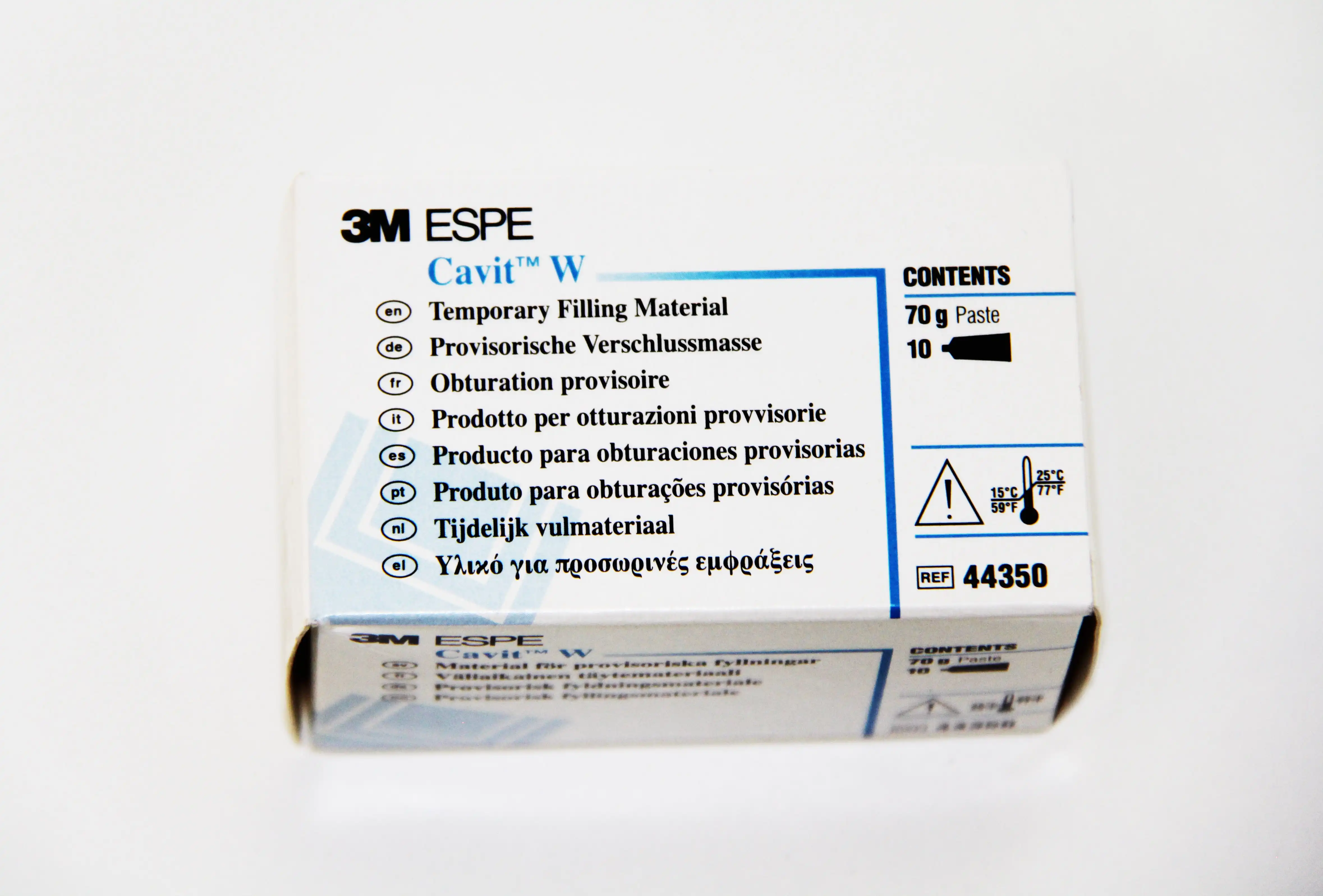 Cavit-W Temporary Filling Material, Medium Set, 7 g Tube, White, 10/Pk, 44350 thumbnail 7