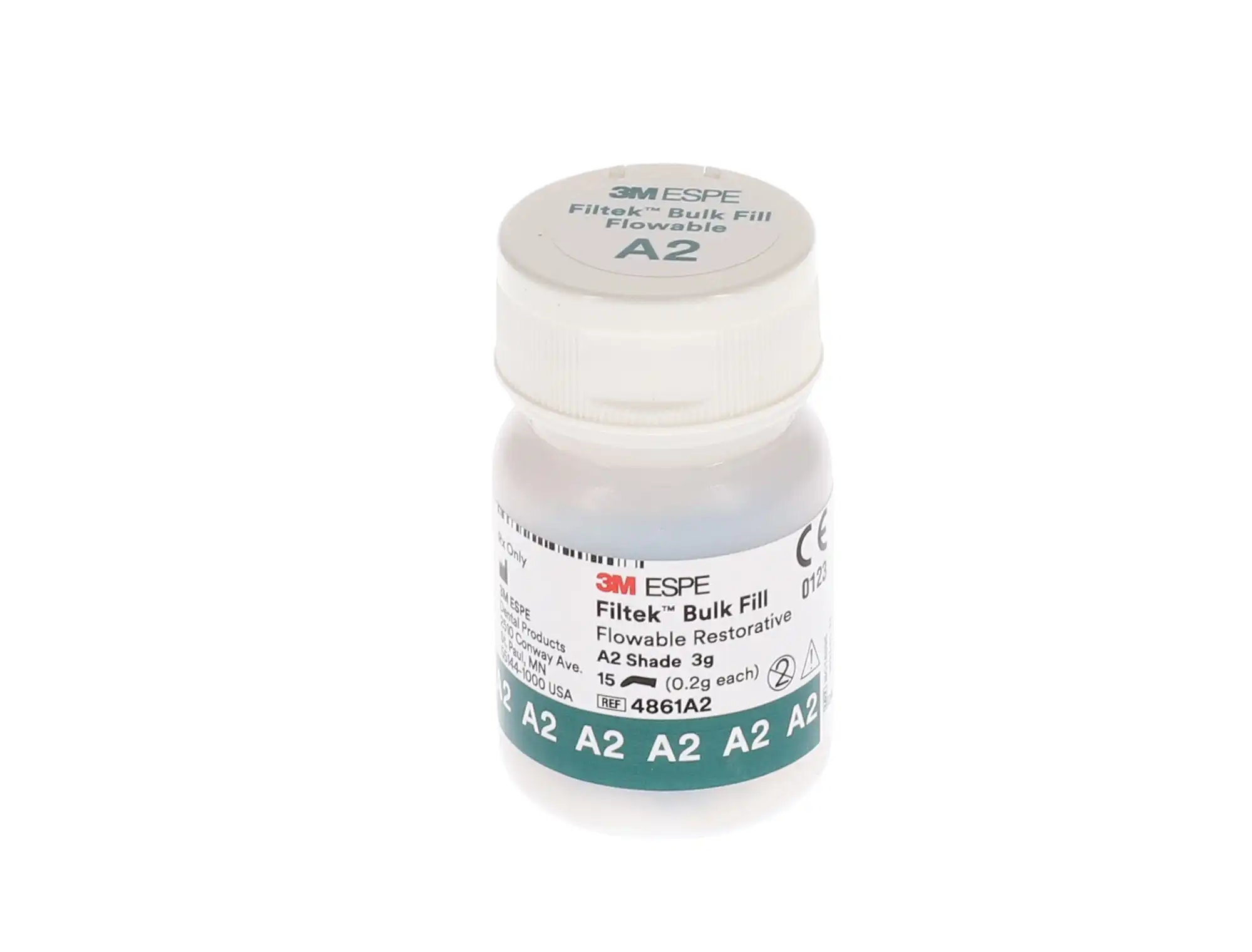 3M Filtek Bulk Fill Flowable Restorative Capsules, Shade A2, 0.2 g, 15/Pk, 4861A2 thumbnail 8