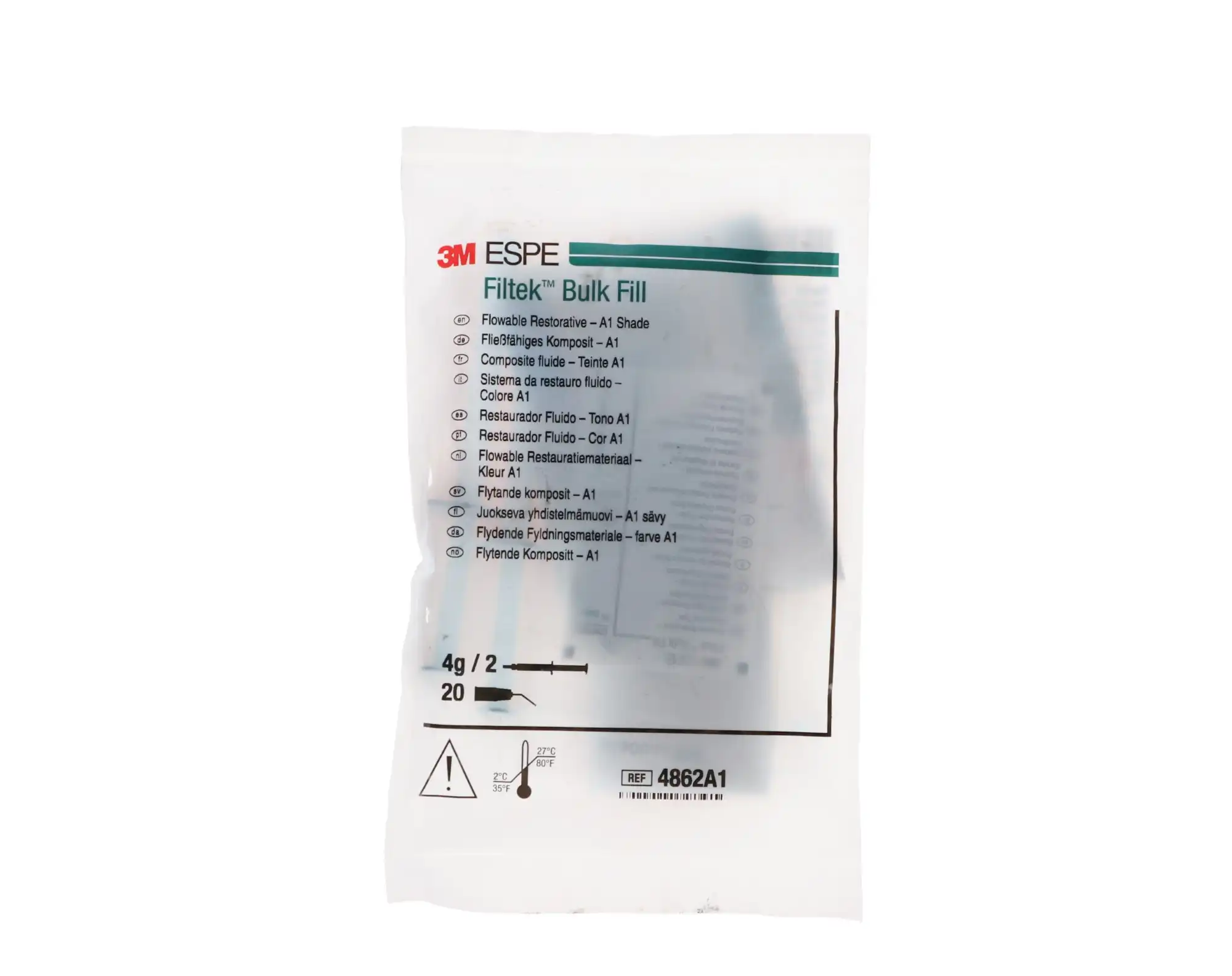 3M Filtek Bulk Fill Flowable Restorative Syringe Refill, Shade A1, 2 g, 2/Pk, 4862A1 thumbnail 14