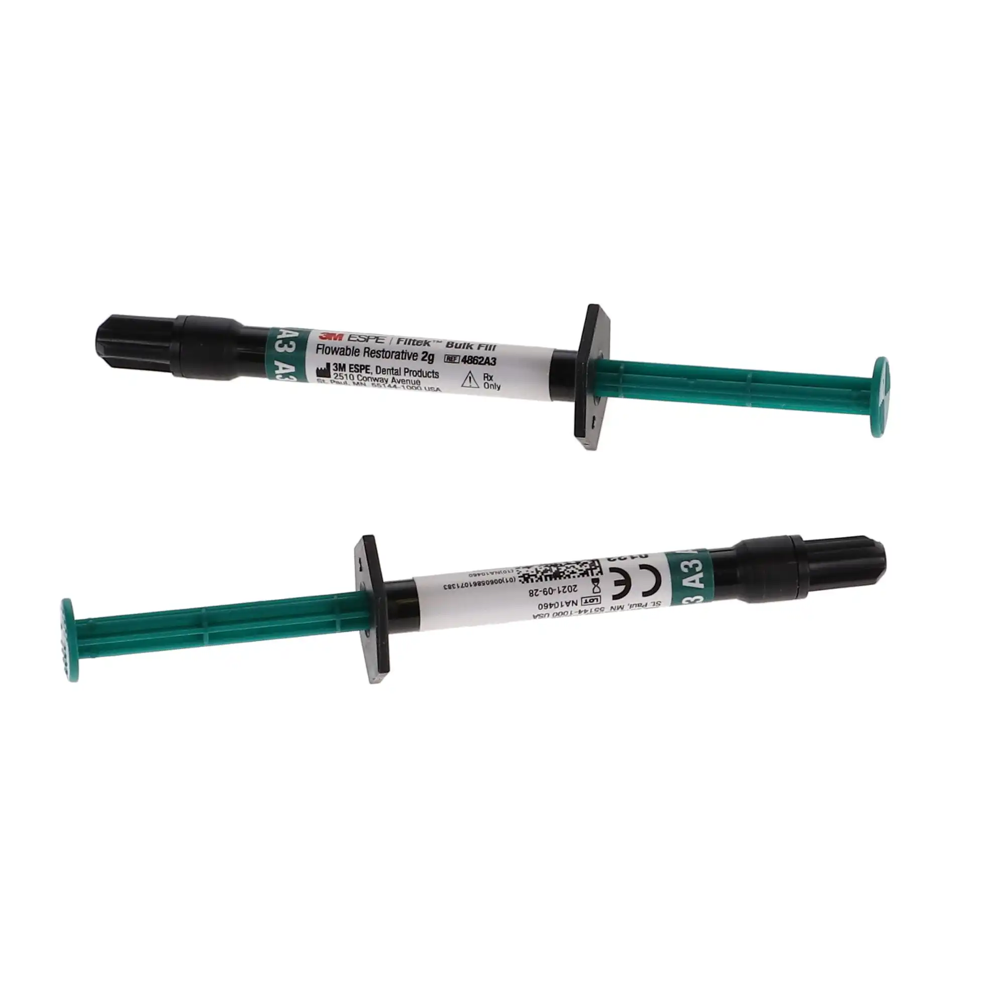 3M Filtek Bulk Fill Flowable Restorative Syringe Refill, Shade A3, 2 g, 2/Pkg, 4862A3 thumbnail 11